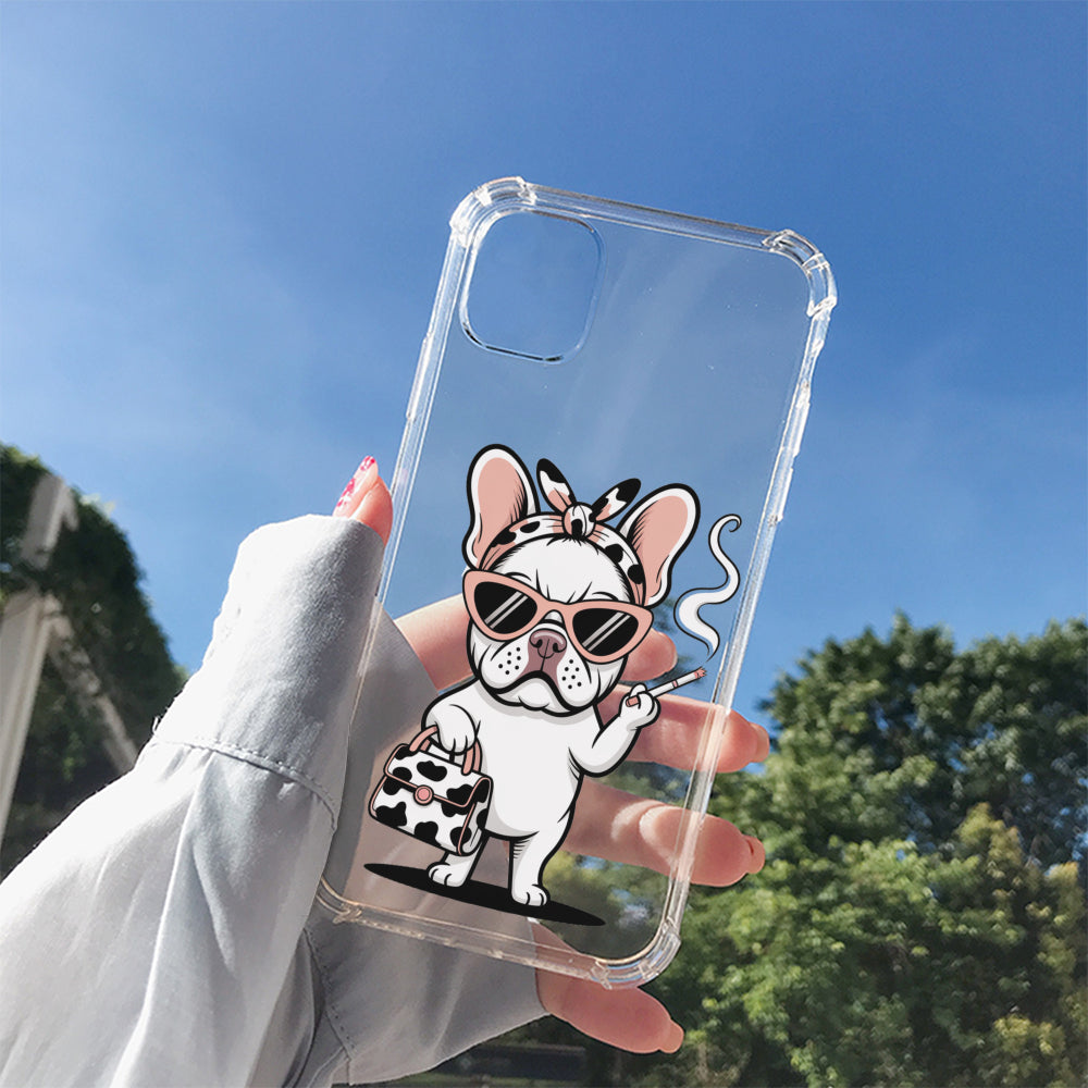 Roxy Silicone Slim Phone Shell for Frenchie Enthusiasts-fadou