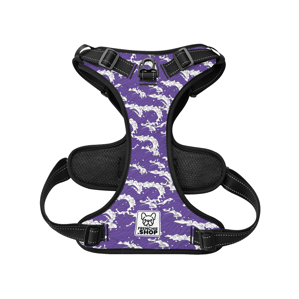 French Bulldog No-Pull Chest Harness for Brachycephalic Dogs-fadou