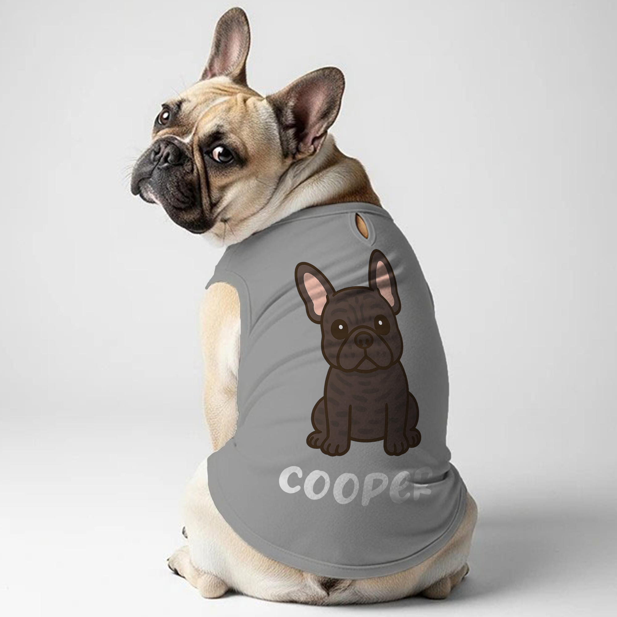 French Bulldog Personalized Graphic Tee for Frenchie Enthusiasts-fadou