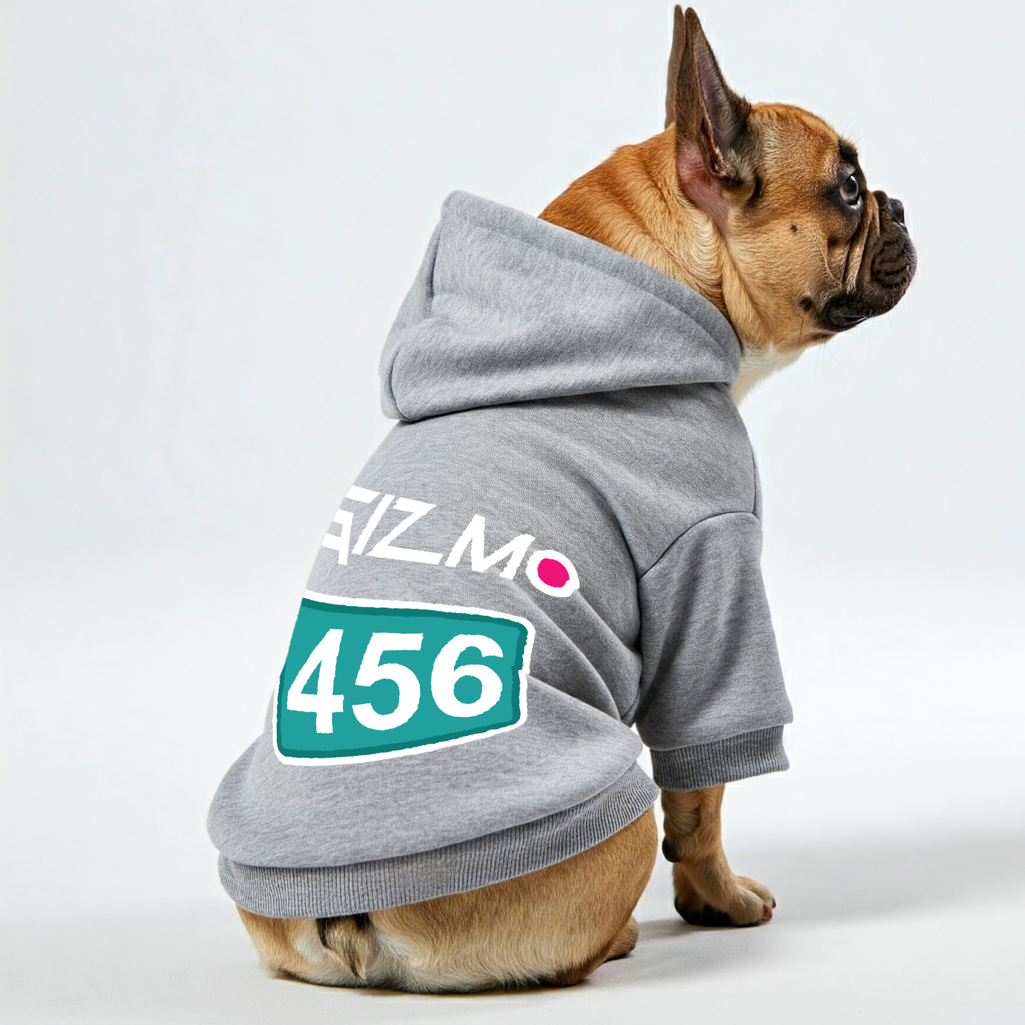 French Bulldog Stylish Fleece Hoodie for Brachycephalic Dogs-fadou
