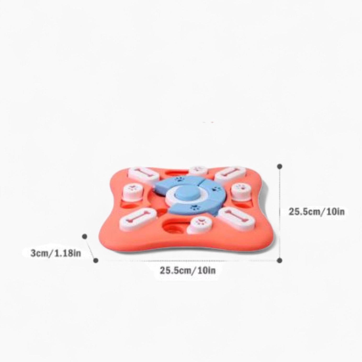 Frenchie Interactive Interactive Toy for Travel Comfort-fadou