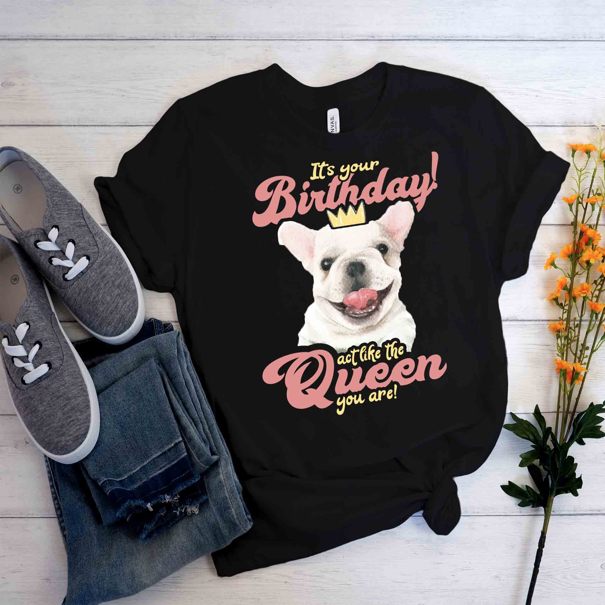 Sophie French Bulldog Dog Lover Tee for Frenchie Enthusiasts-fadou