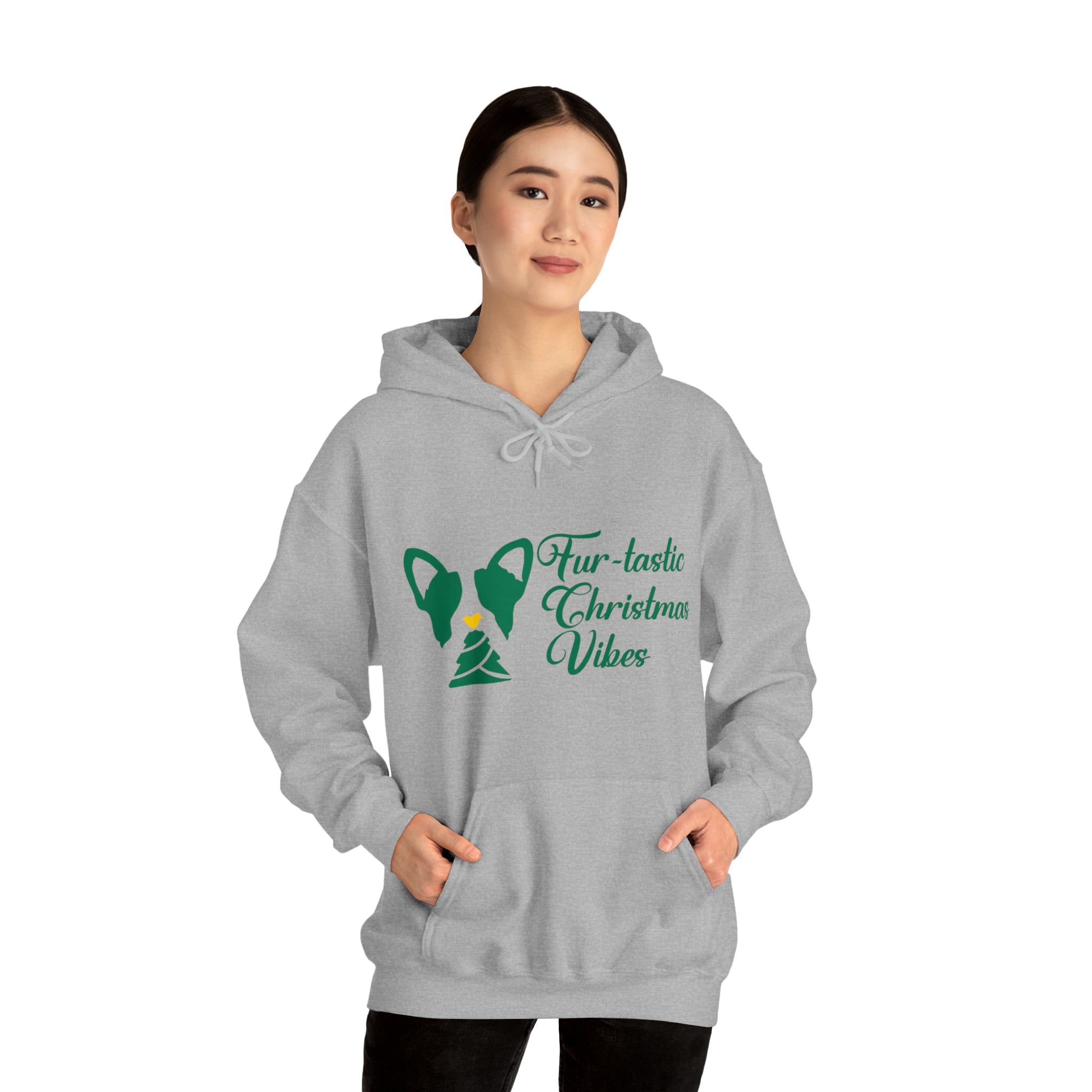 Frenchie Christmas Cotton Sweatshirt for Frenchie Enthusiasts-fadou