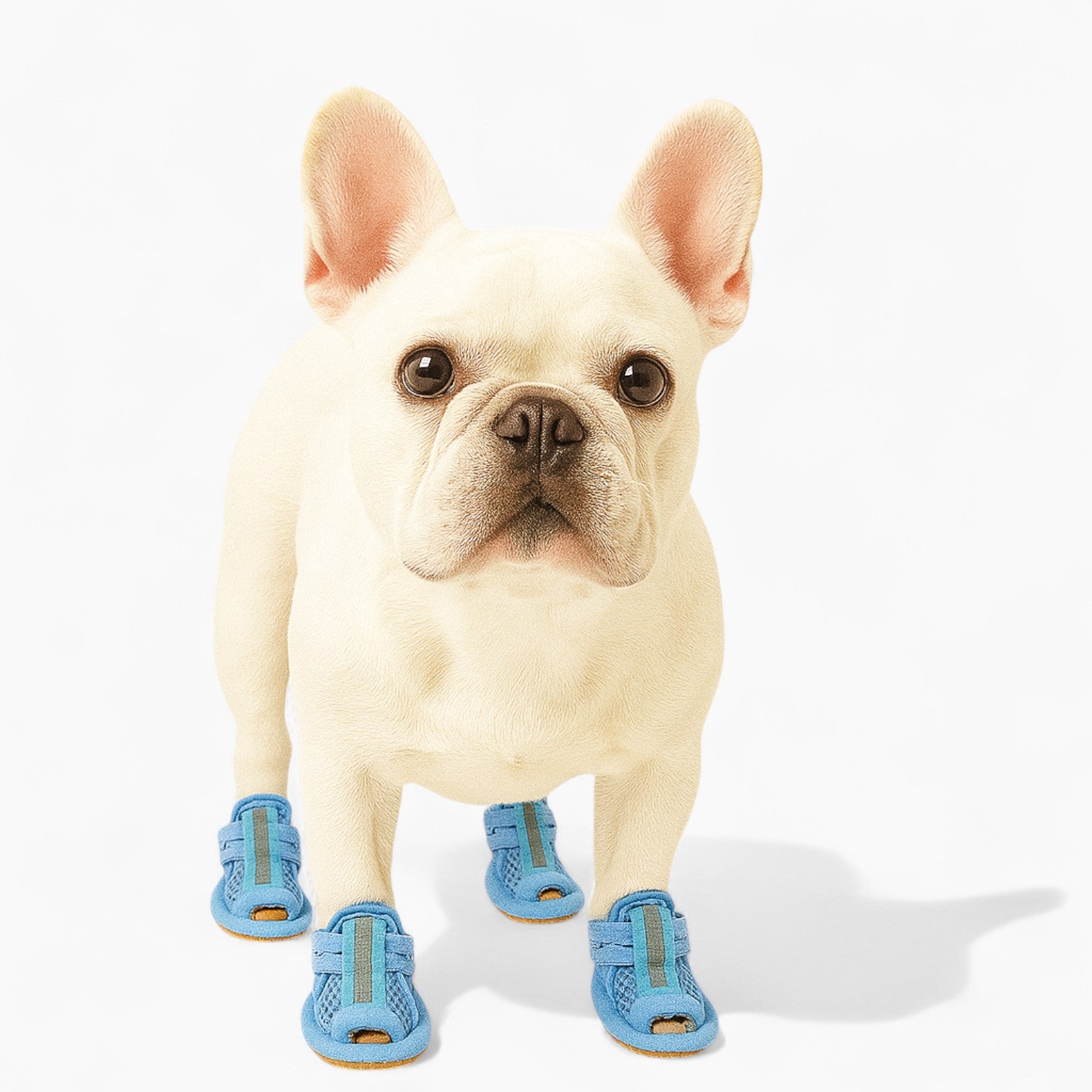 French Bulldog Breathable Leather Boots for Dog Moms & Dads-fadou
