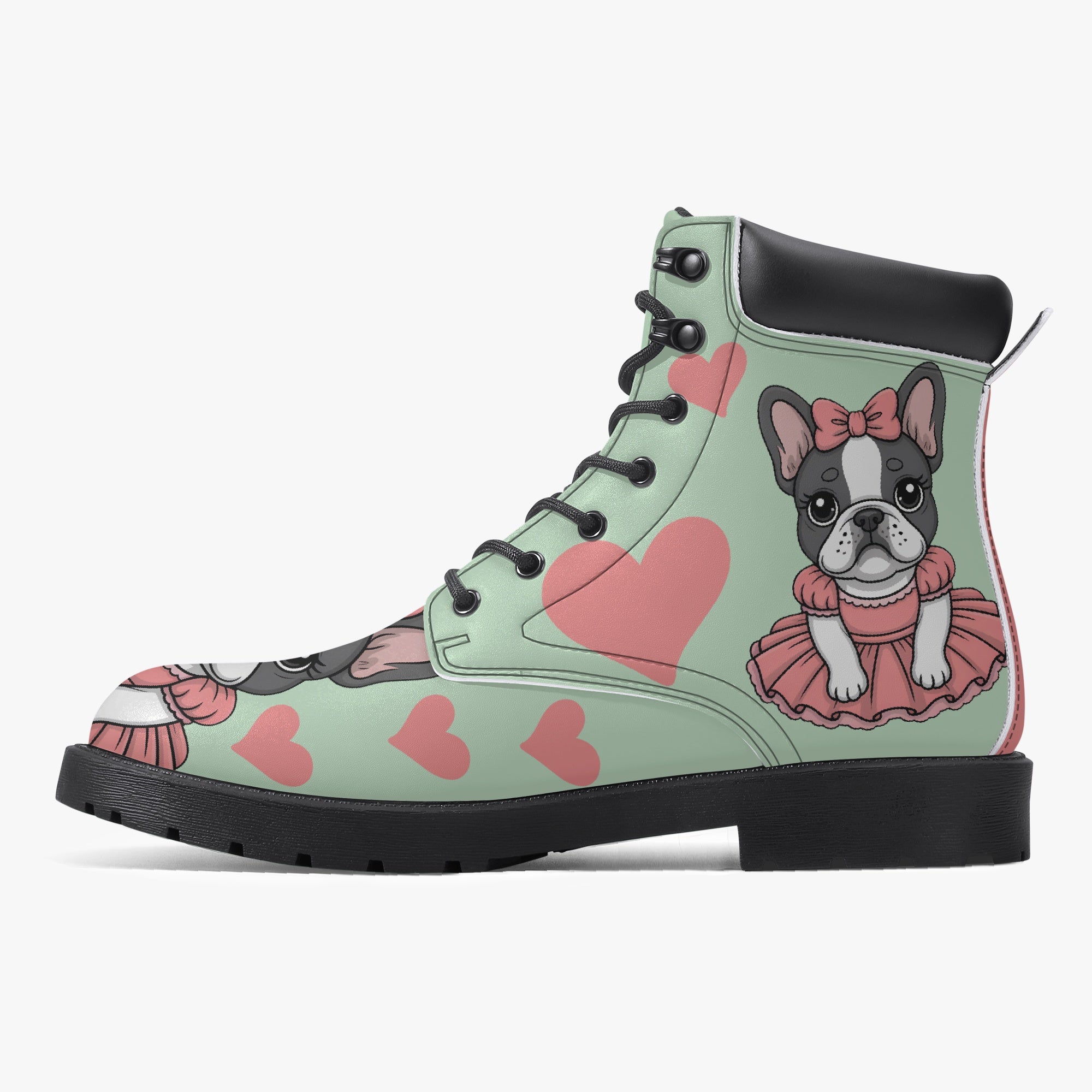 Stormi French Bulldog Ankle Booties for Frenchie Enthusiasts-fadou