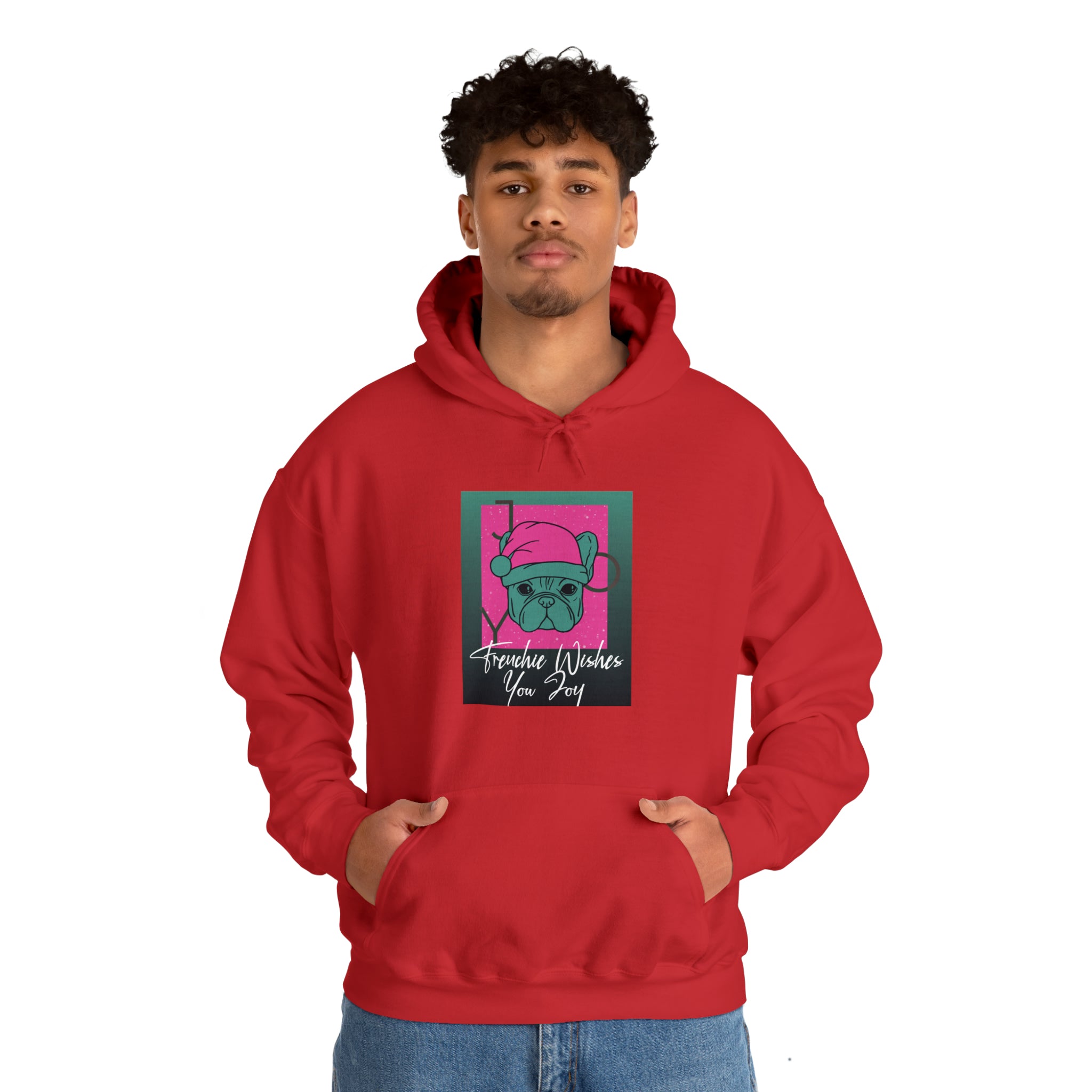 Frenchie Wishes Unisex Hoodie for Travel Comfort and Safety-fadou