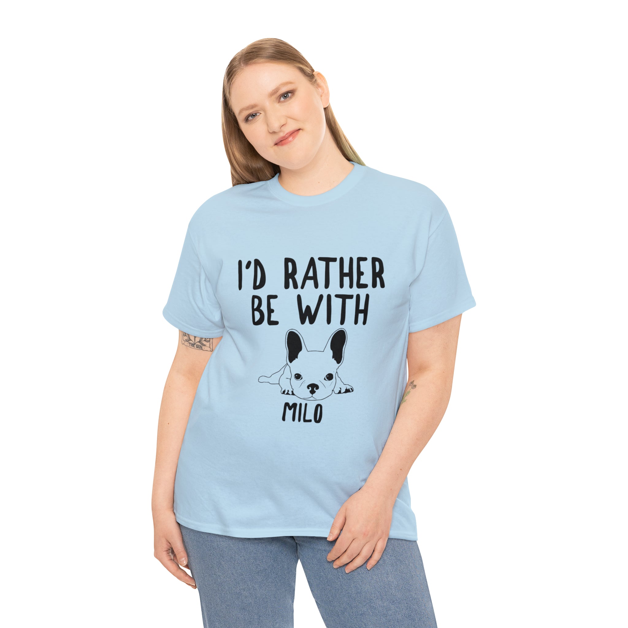 French Bulldog Custom Dog Lover Tee for Dog Moms & Dads-fadou