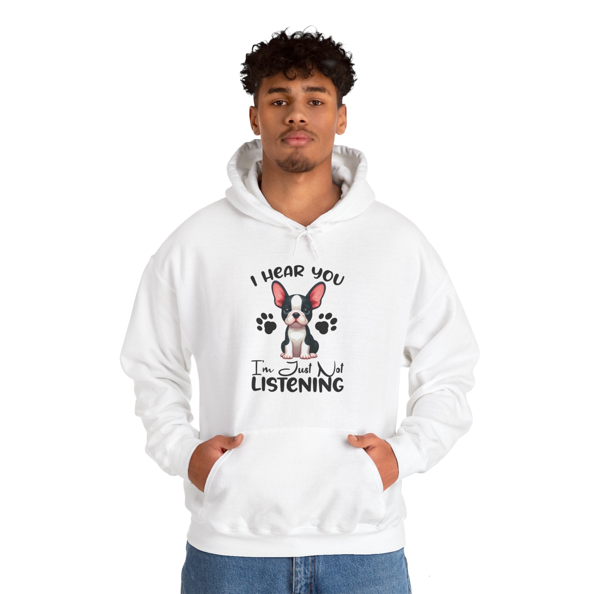 Ozzie French Bulldog Fleece Hoodie for Frenchie Enthusiasts-fadou