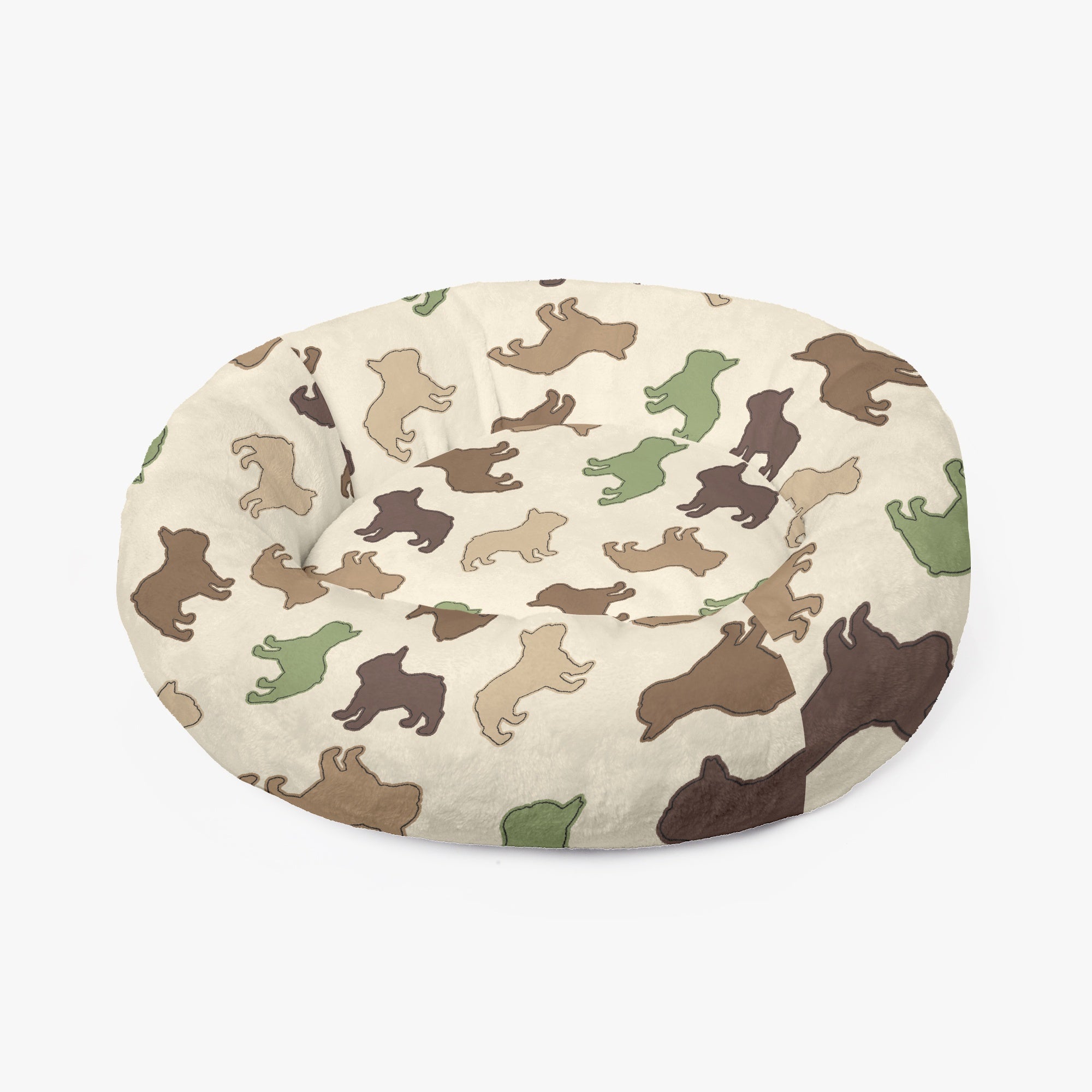 Donut French Bulldog Cozy Sofa Bed for Brachycephalic Dogs-fadou