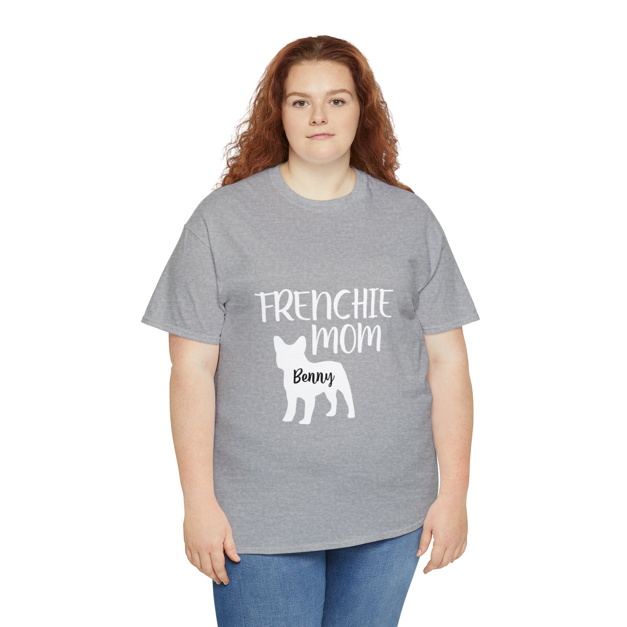 French Bulldog Custom Cotton T-Shirt for Frenchie Enthusiasts-fadou