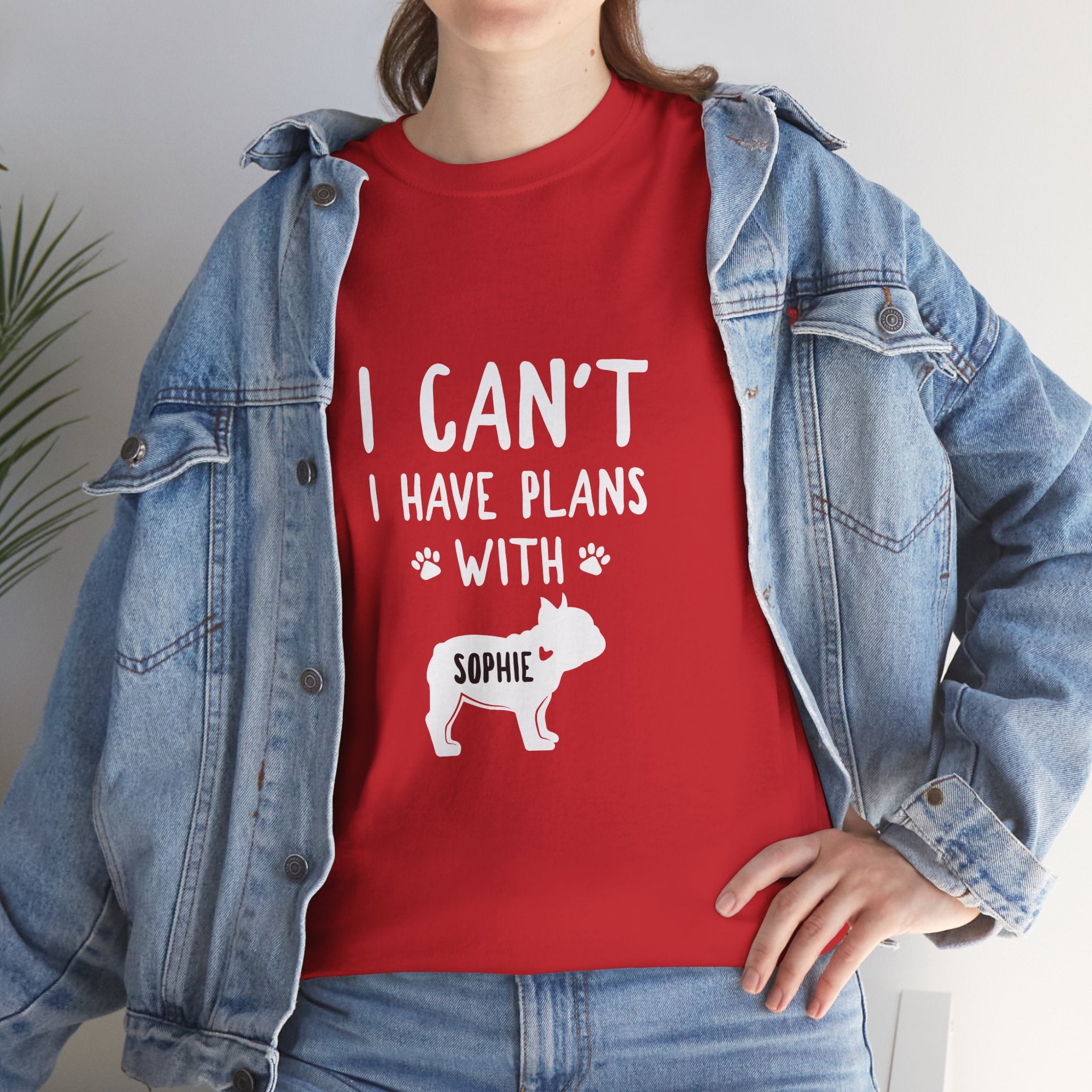 French Bulldog Custom Cotton T-Shirt for Bulldog Owners-fadou