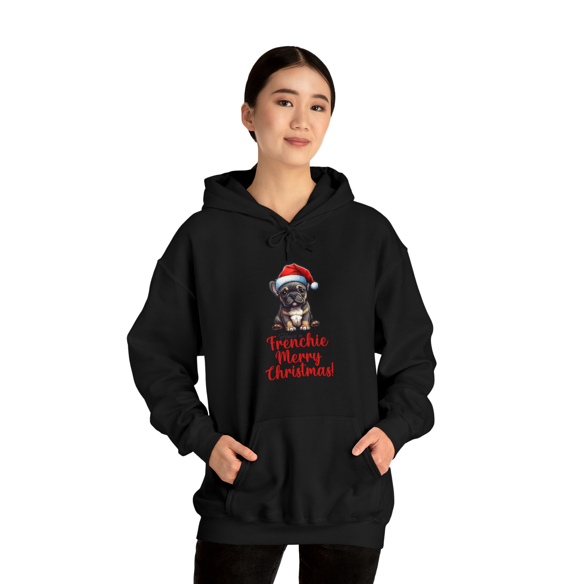 French Bulldog Christmas Cozy Hoodie for Training Sessions-fadou