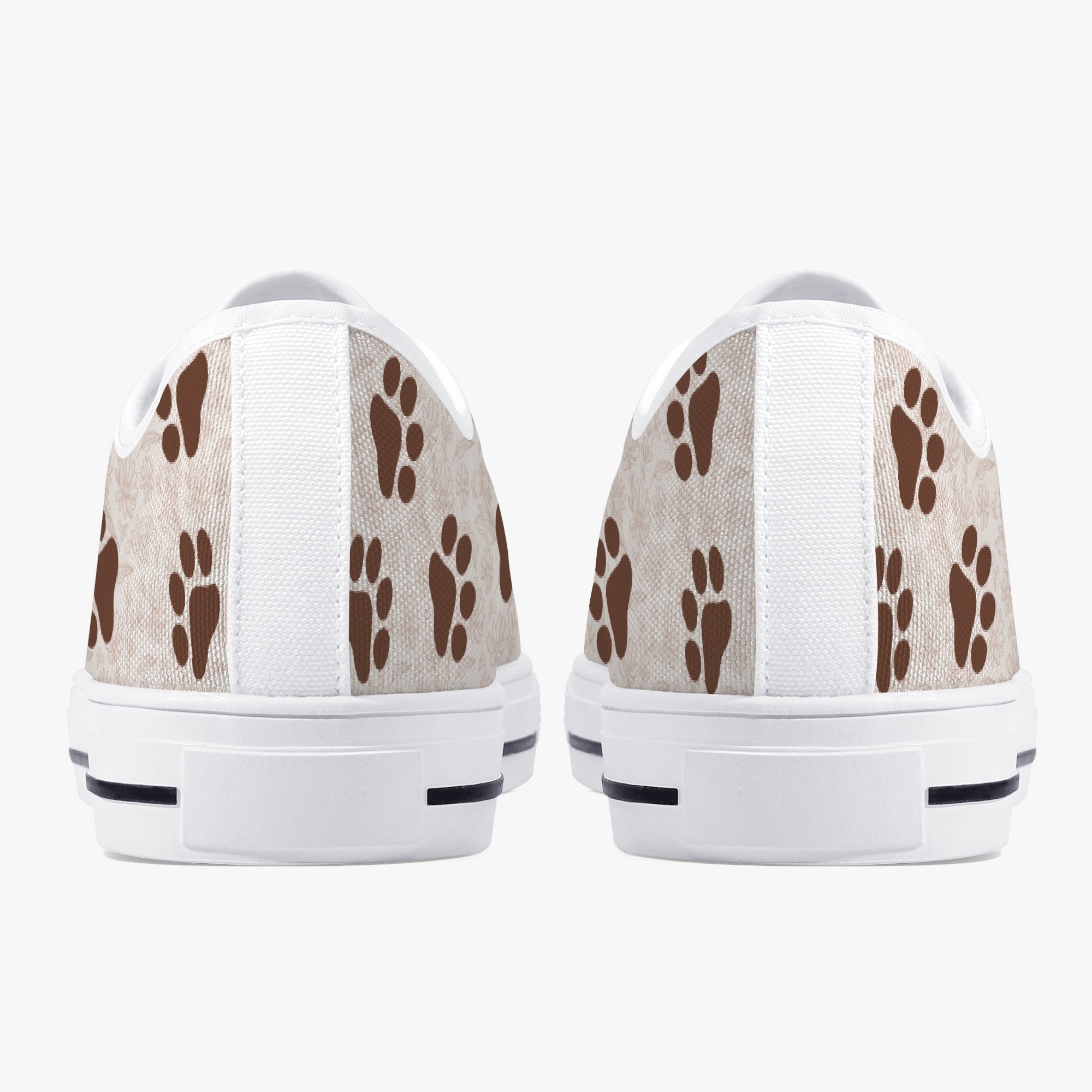 Frenchie Personalized Canvas Sneakers for Frenchie Fans-fadou