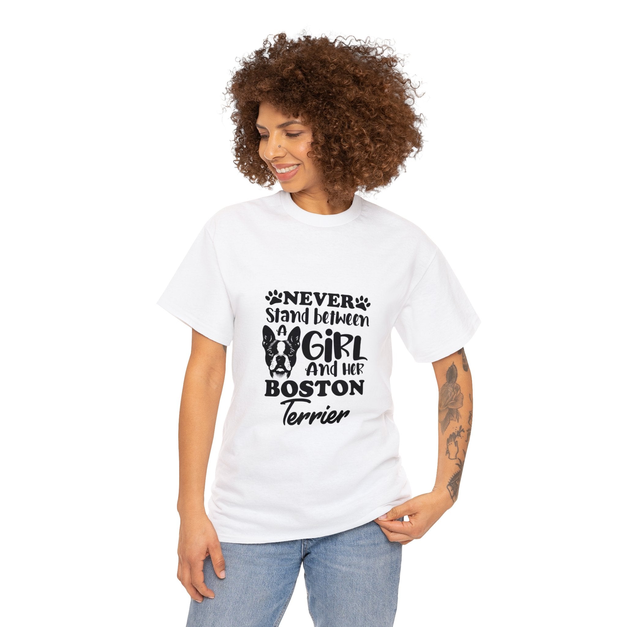 Zoey - Unisex Tshirts for Boston Terrier Lovers for Bulldog Owners-fadou
