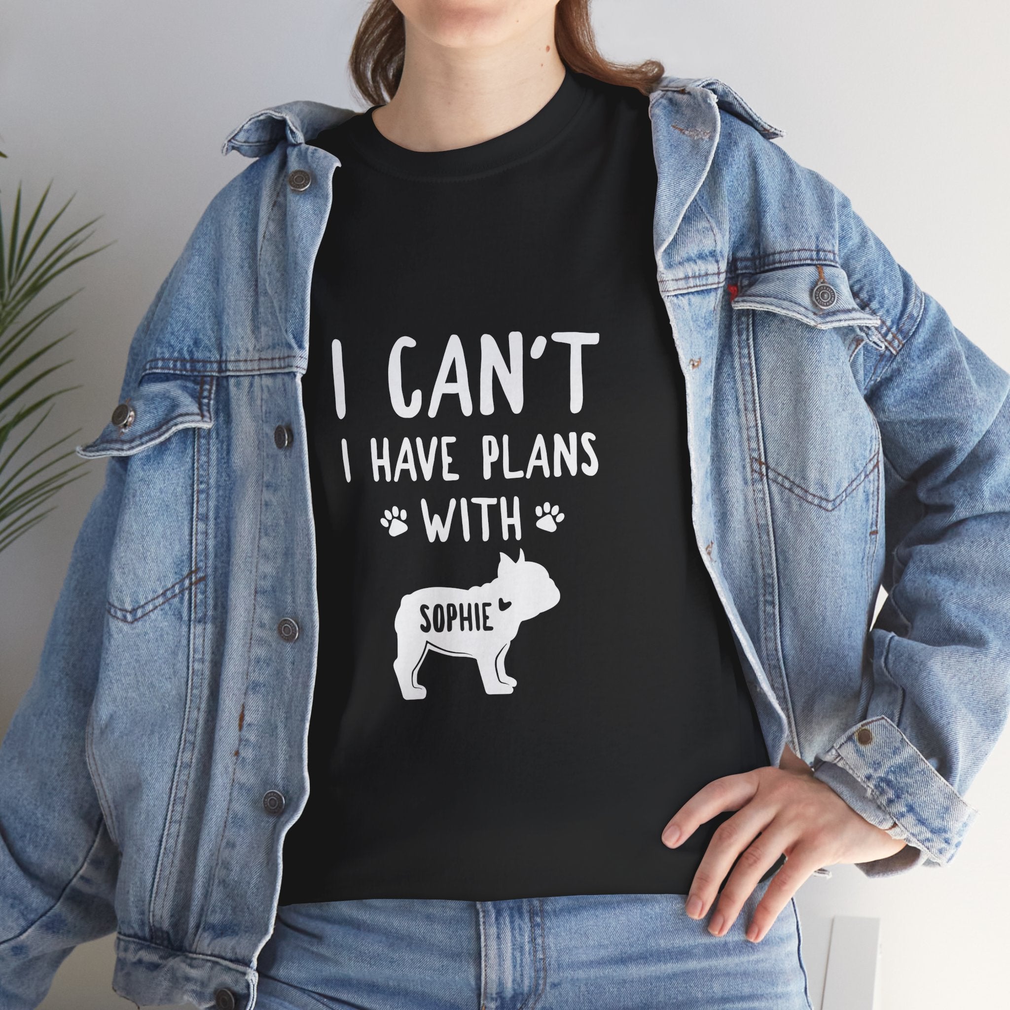 French Bulldog Custom Cotton T-Shirt for Bulldog Owners-fadou