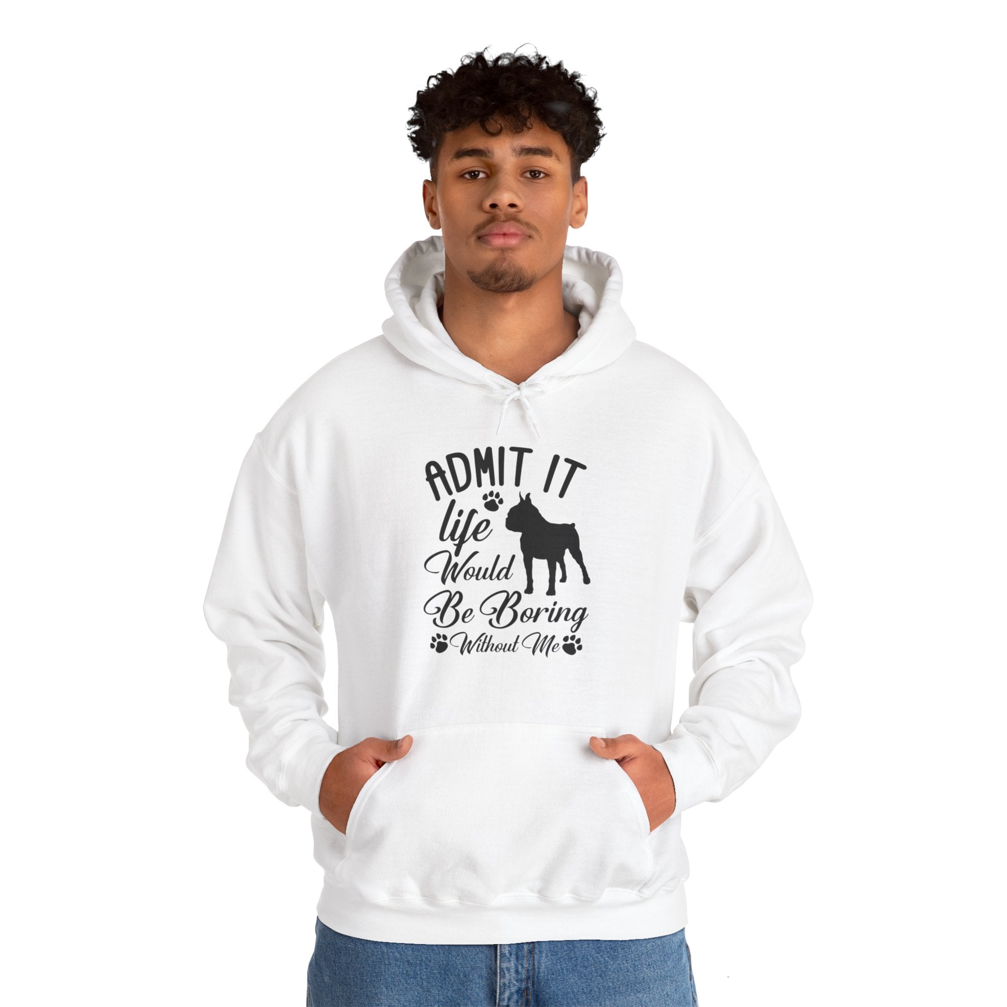 Jax French Bulldog Dog Mom Hoodie for Frenchie Enthusiasts-fadou
