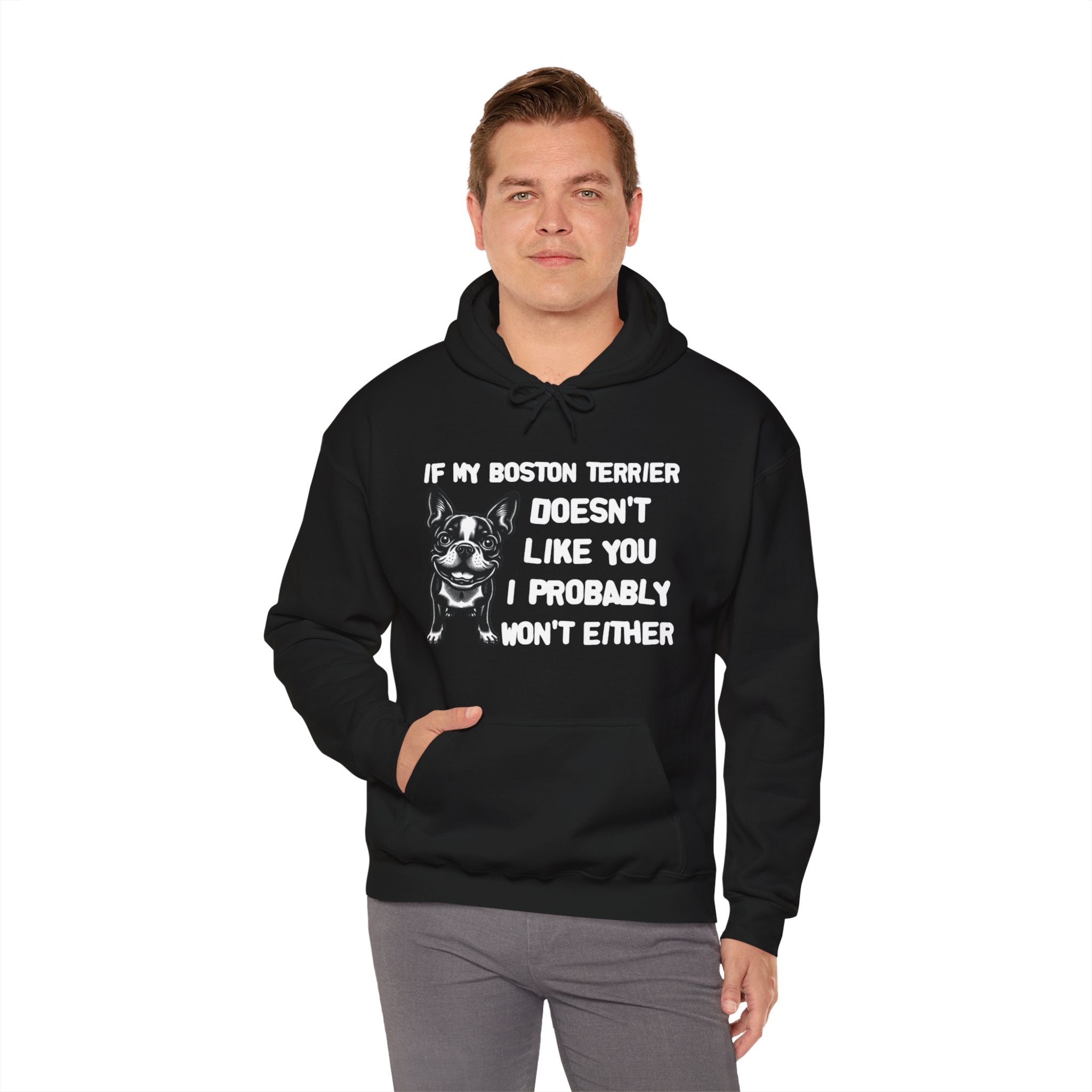 Domino French Bulldog Dog Mom Hoodie for Dog Moms & Dads-fadou