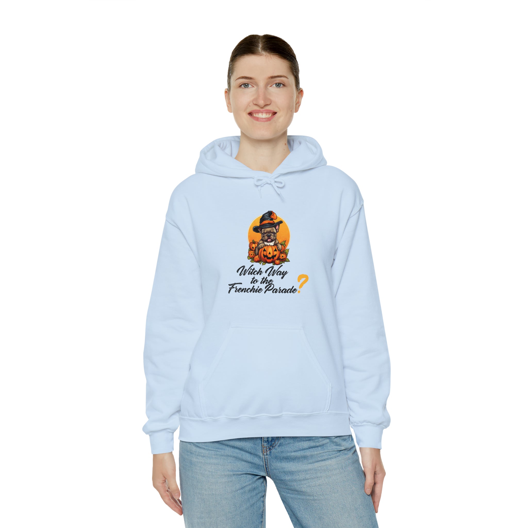 French Bulldog Halloween Fleece Hoodie for Bulldog Owners-fadou