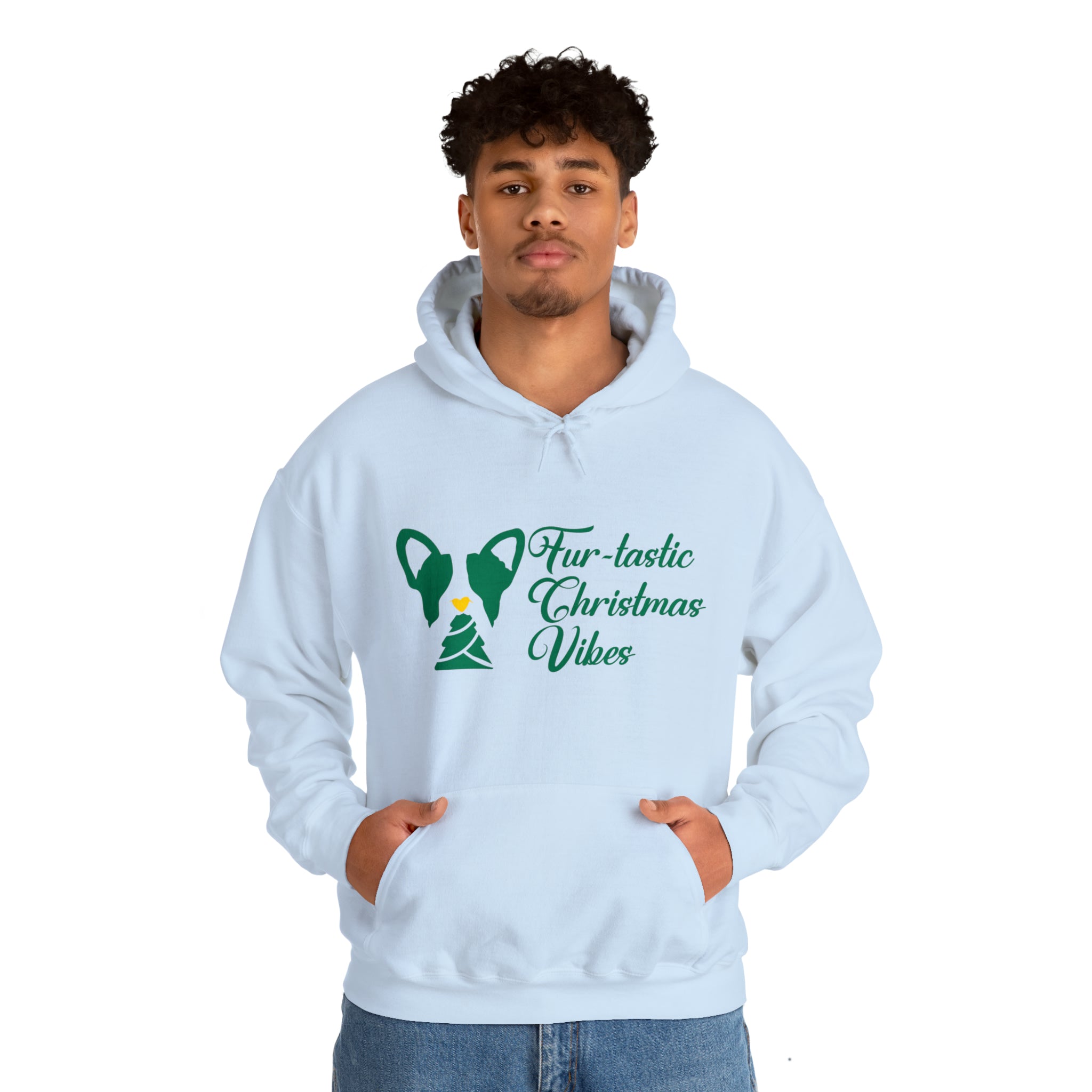 Frenchie Christmas Cotton Sweatshirt for Frenchie Enthusiasts-fadou