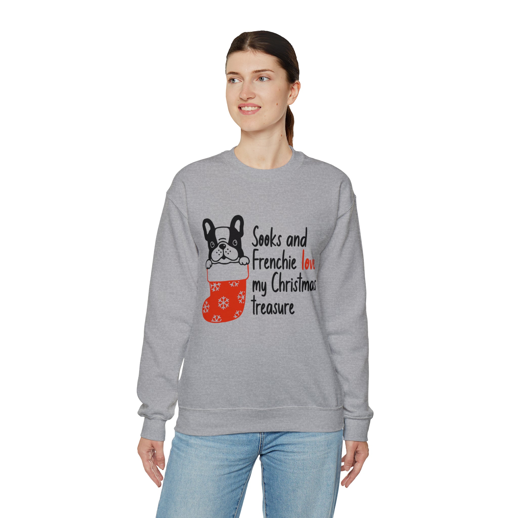 Willow French Bulldog Pet Parent Pullover for Frenchie Fans-fadou