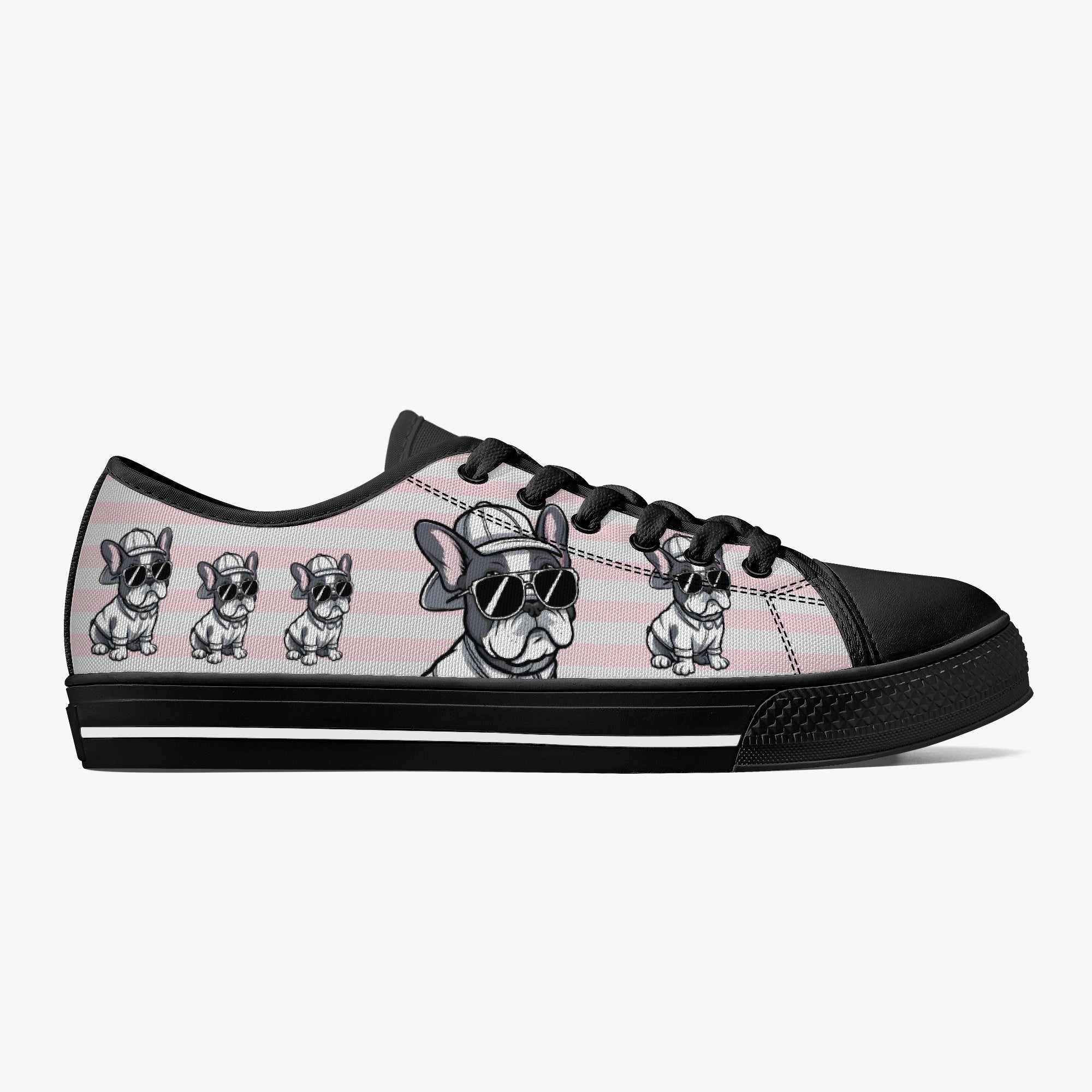 French Bulldog Classic Classic Sneakers for Pet Culture-fadou
