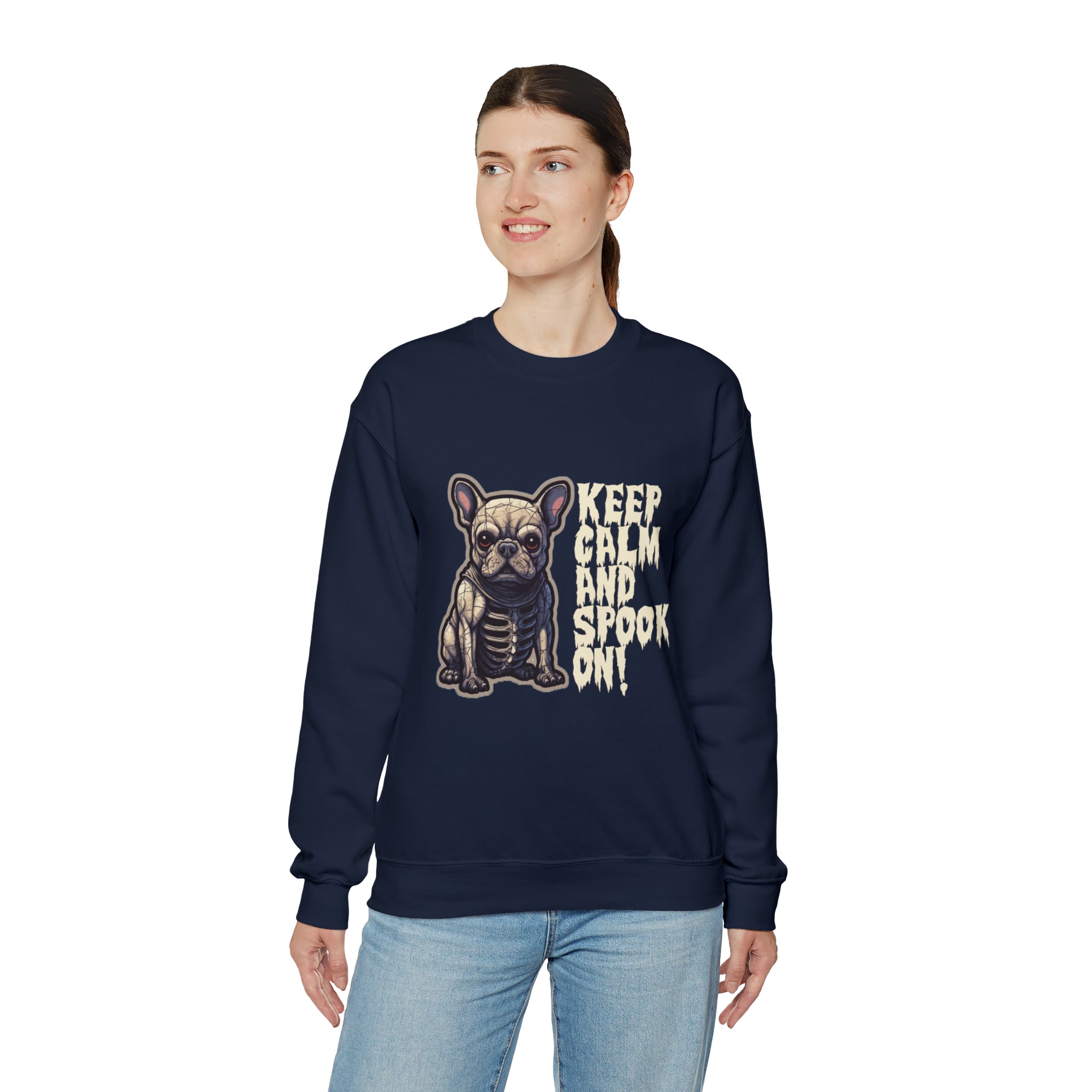 French Bulldog Halloween Pet Parent Pullover for Frenchie Fans-fadou