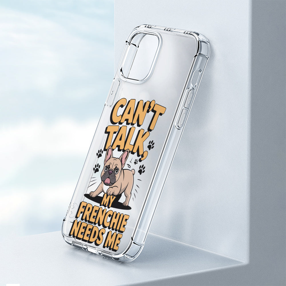 Molly Silicone Slim Phone Shell for Frenchie Enthusiasts-fadou