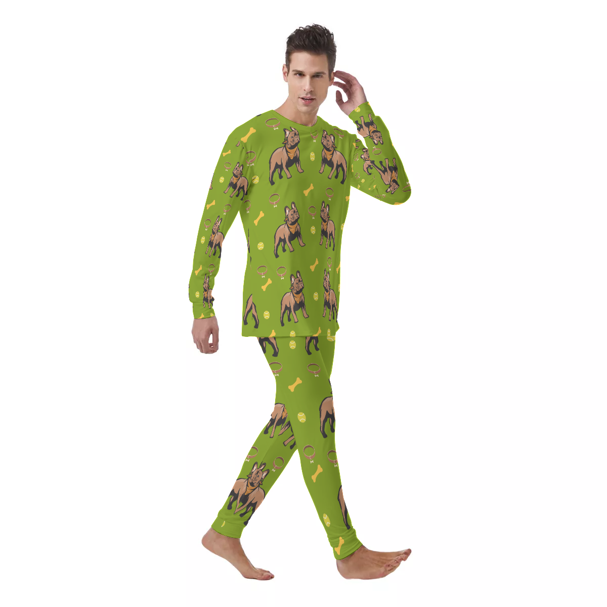 HENRY French Bulldog Sleepwear Pajamas for Dog Park Days-fadou
