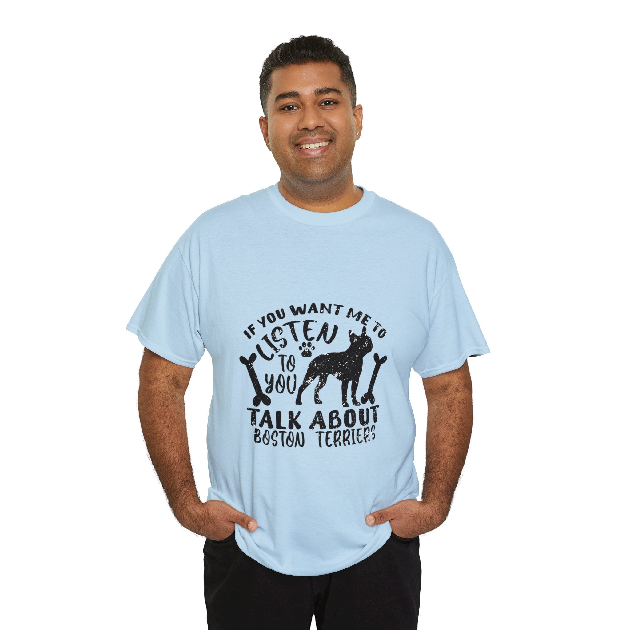 Marley - Unisex Tshirts for Boston Terrier Lovers for Everyday Wear-fadou
