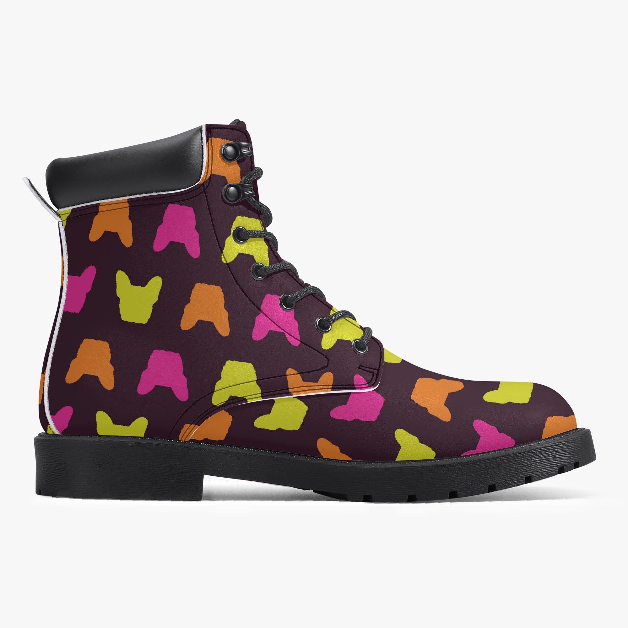 Philippe Leather Fashion Boots for Frenchie Enthusiasts-fadou
