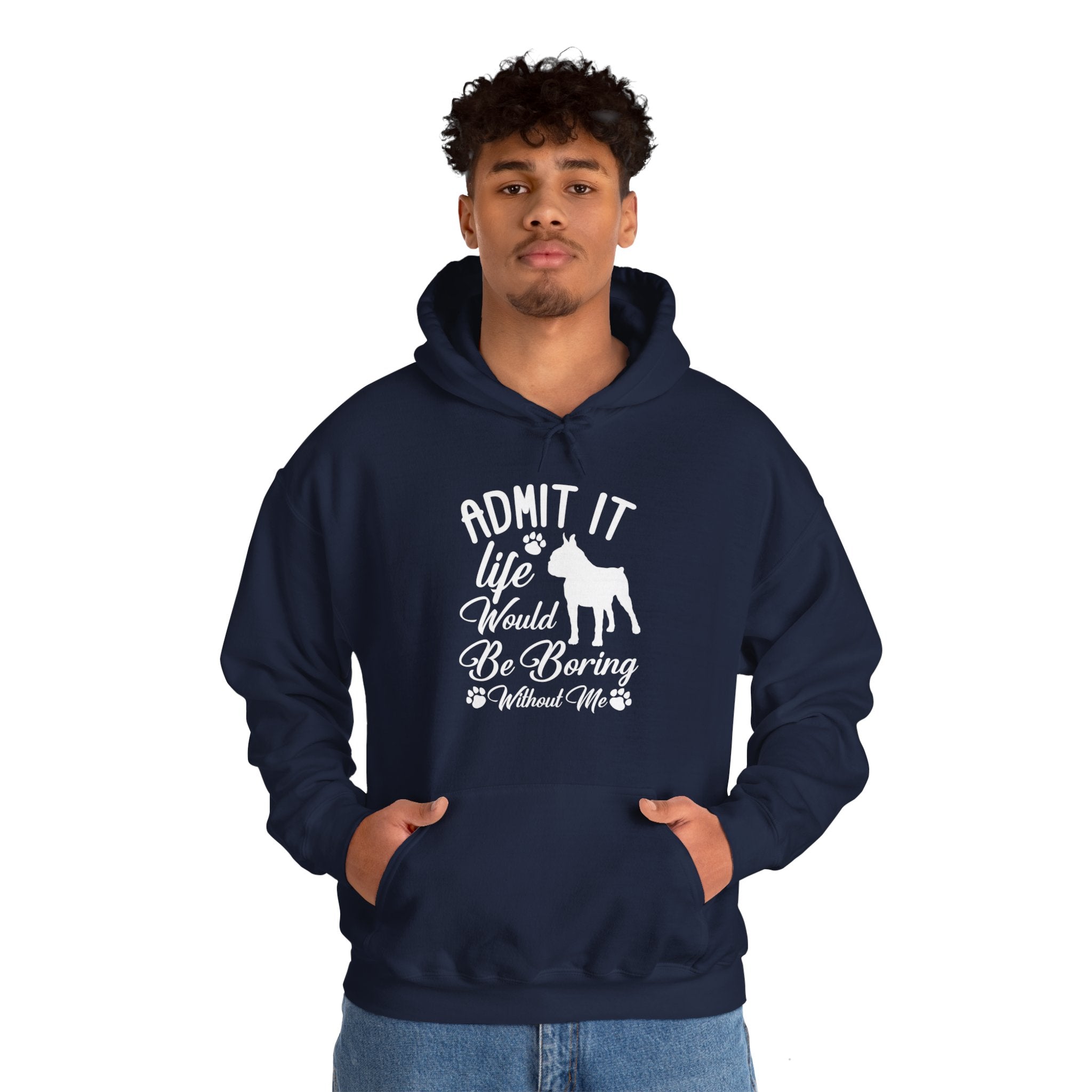 Jax French Bulldog Dog Mom Hoodie for Frenchie Enthusiasts-fadou