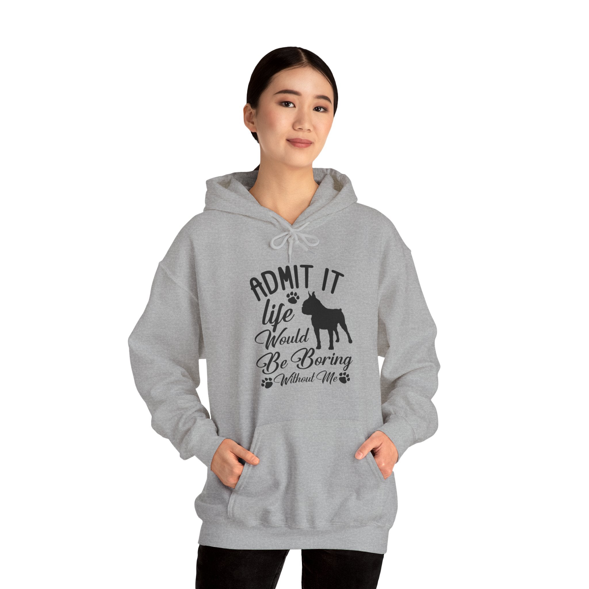 Jax French Bulldog Dog Mom Hoodie for Frenchie Enthusiasts-fadou