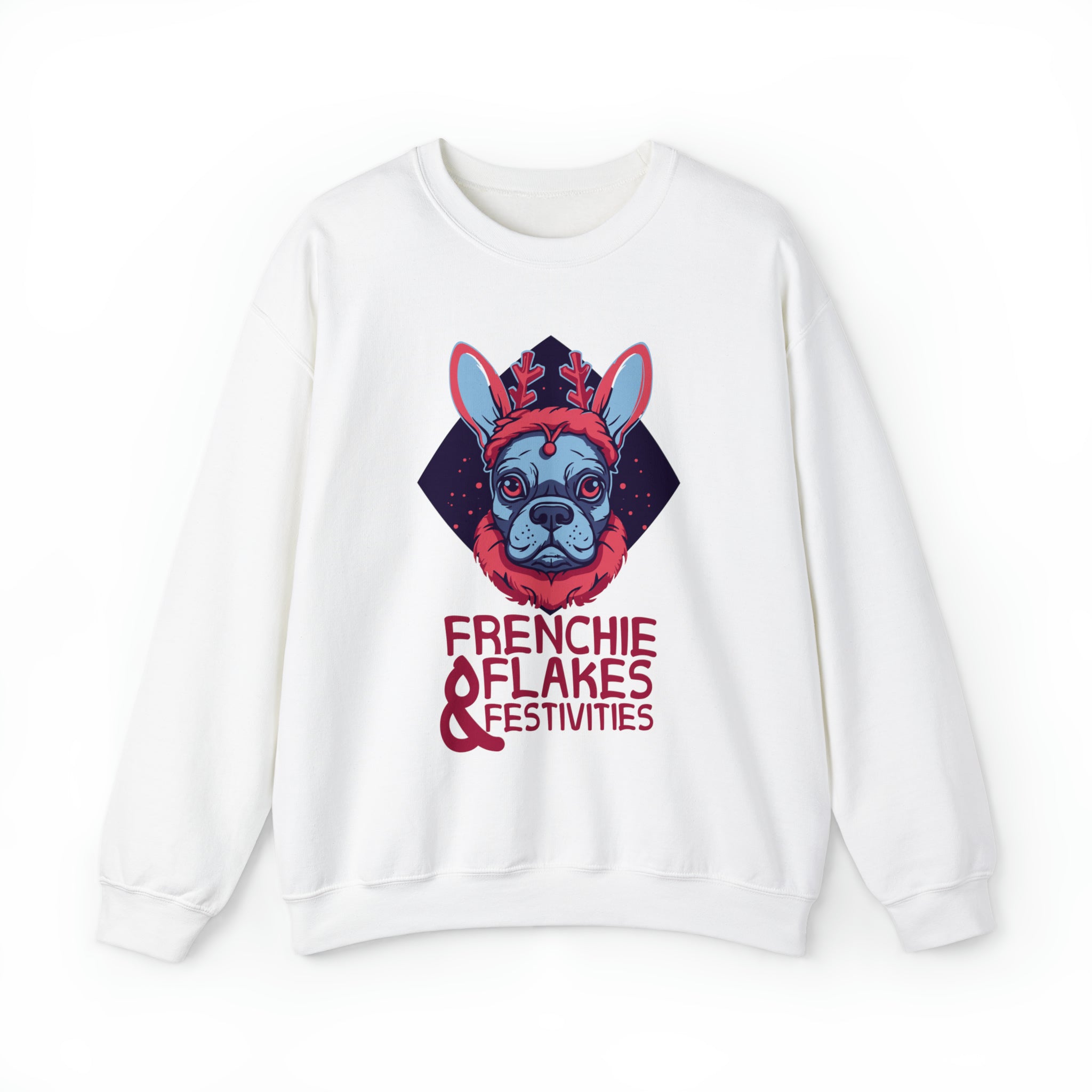 Frenchie Festivities Sweater - Unisex Sweatshirt for Cozy Nights-fadou