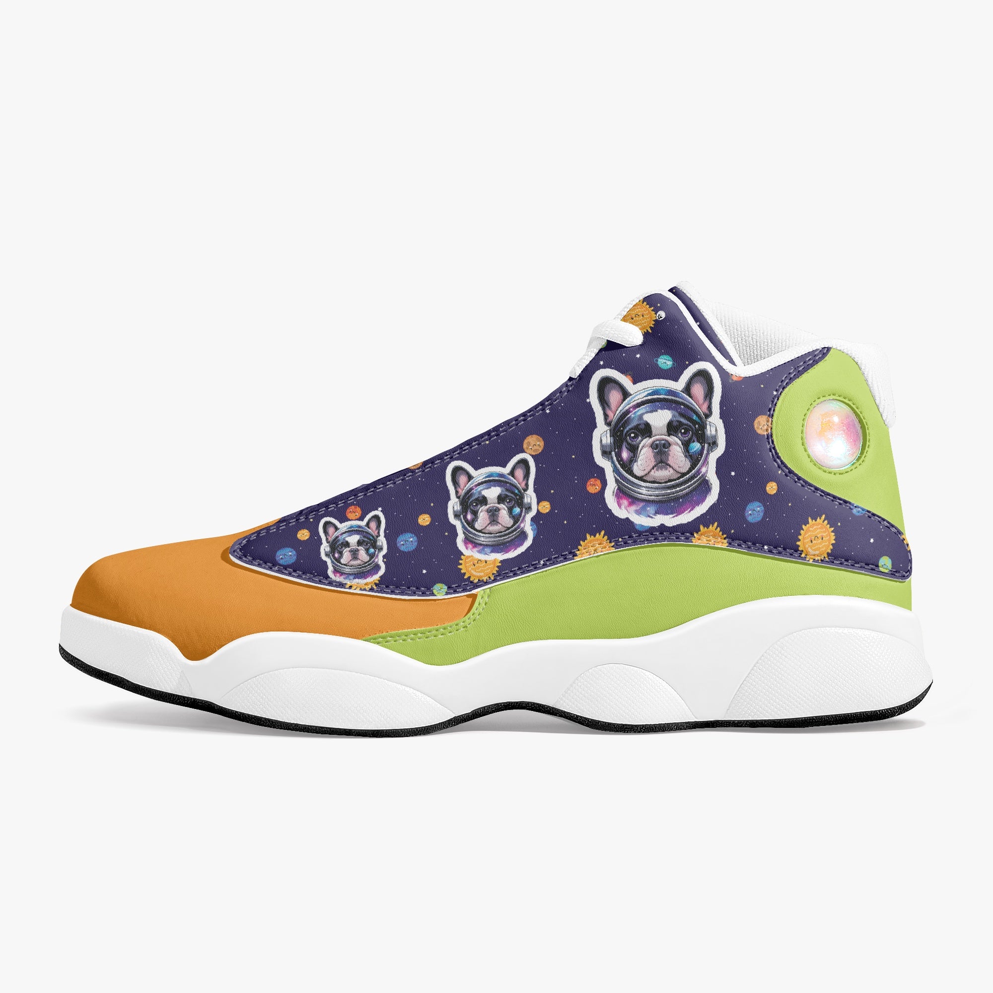 Cleo French Bulldog High-Top Shoes for Frenchie Enthusiasts-fadou