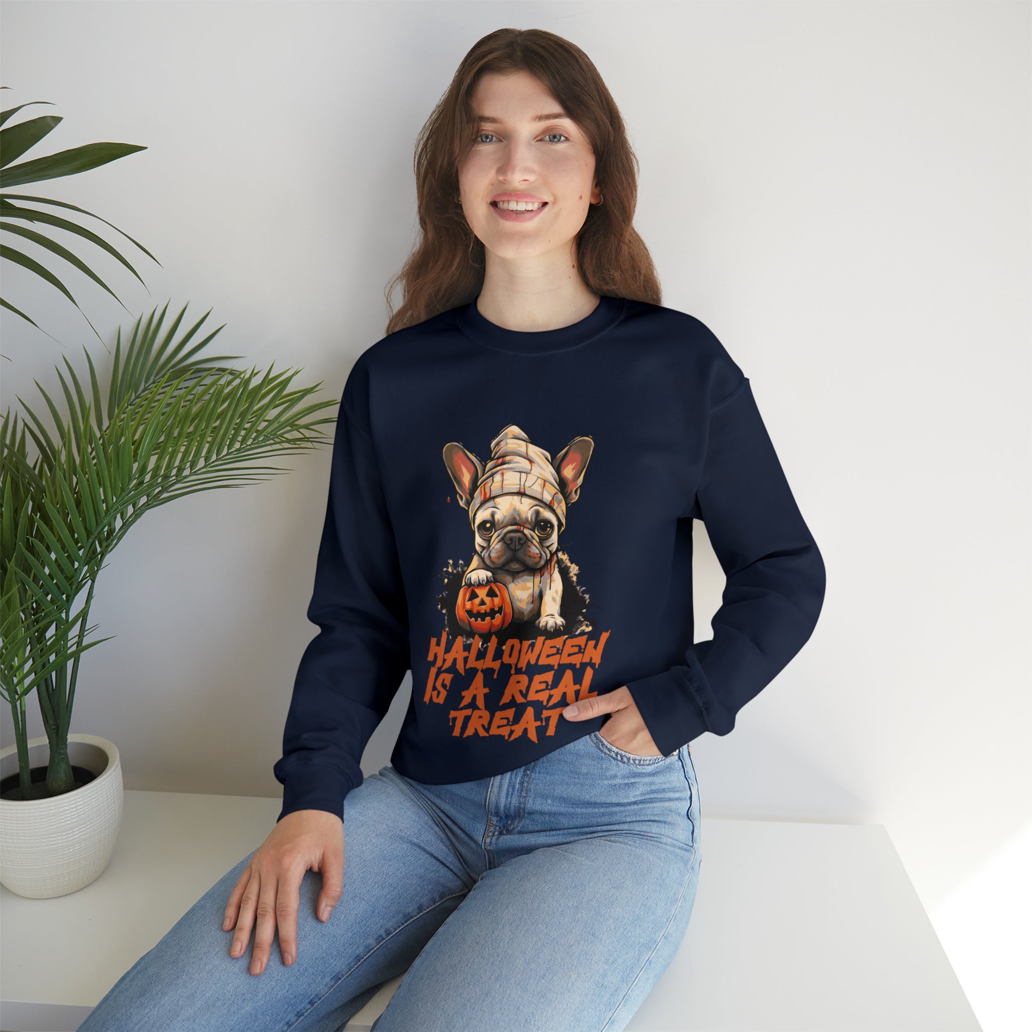 French Bulldog Halloween Pet Parent Pullover for Dog Lovers-fadou