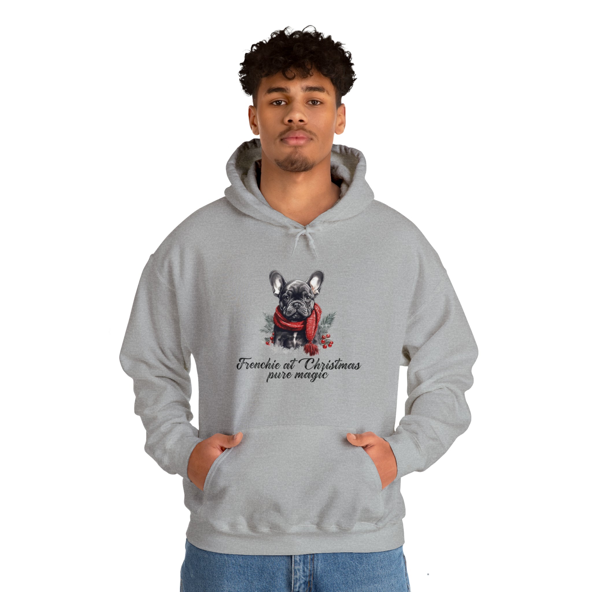 Christmas Christmas Cotton Sweatshirt for Frenchie Fans-fadou