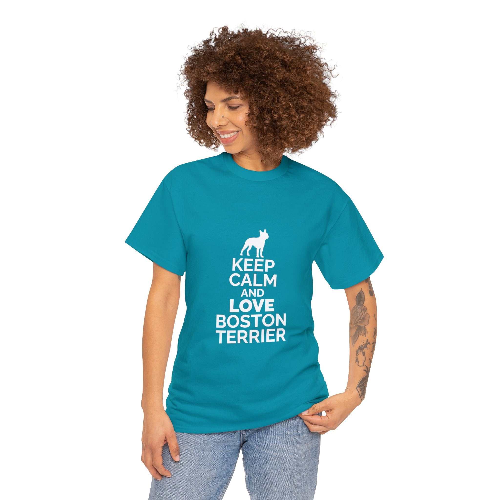 Elvis - Unisex Tshirts for Boston Terrier Lovers for Bulldog Owners-fadou