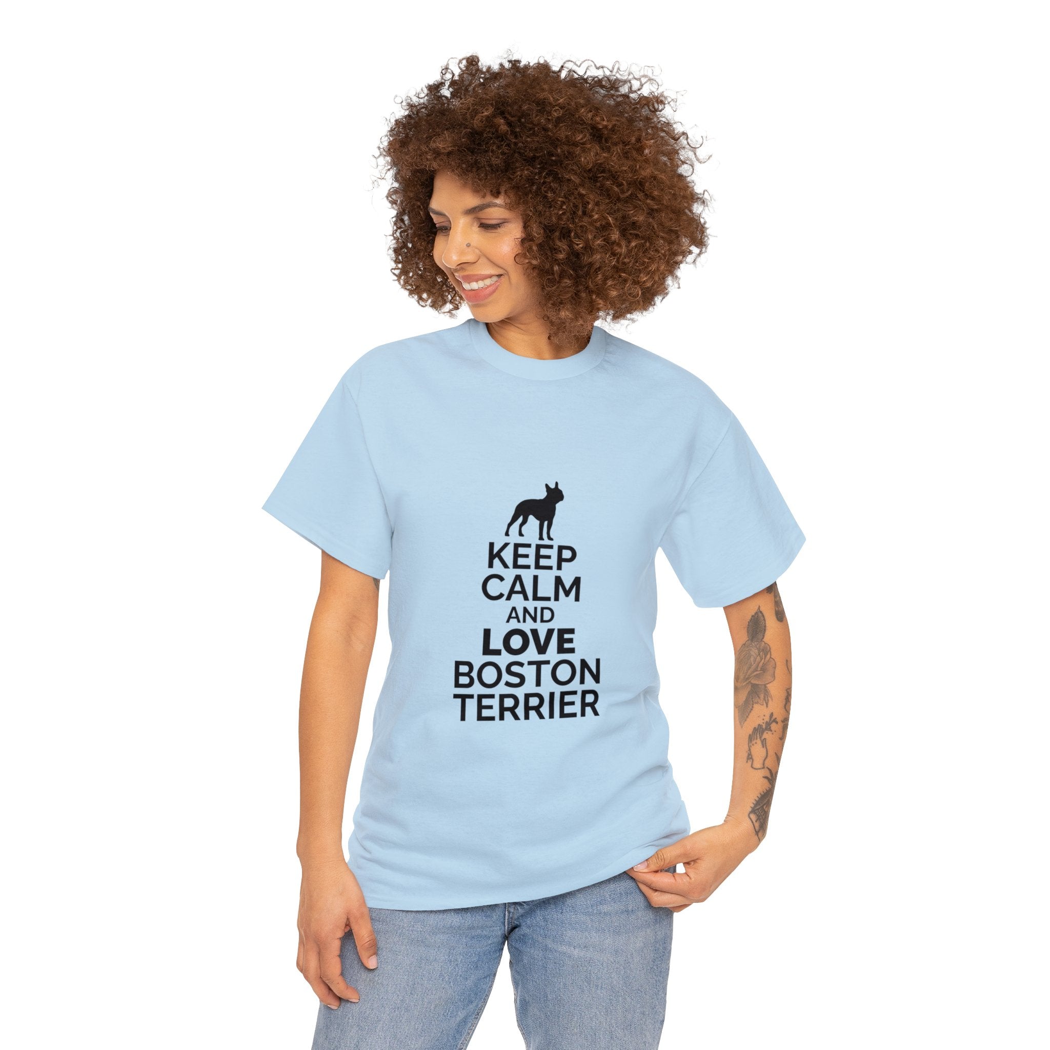 Elvis - Unisex Tshirts for Boston Terrier Lovers for Bulldog Owners-fadou