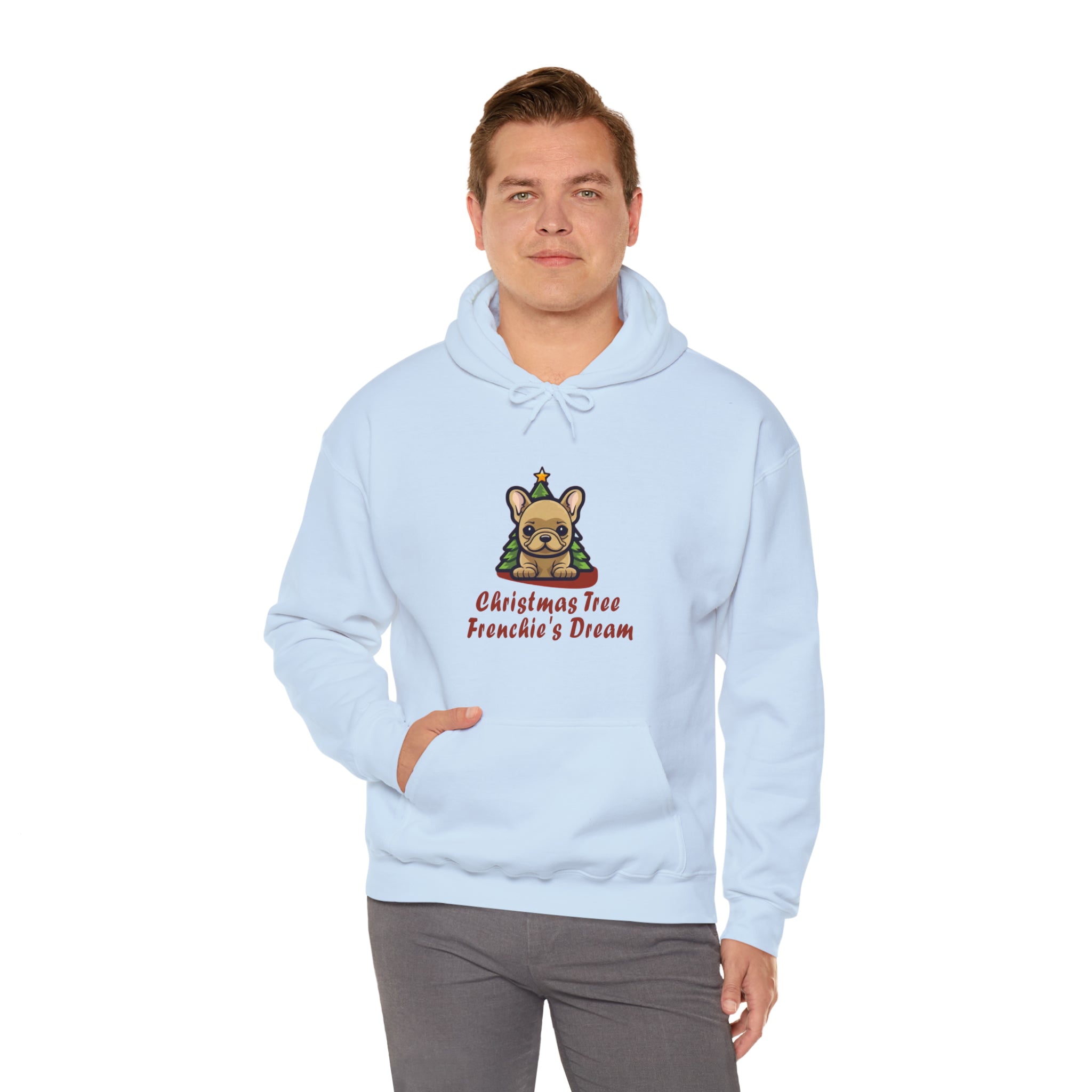 Frenchie's Dream Unisex Hoodie for Daily Walks and Play-fadou