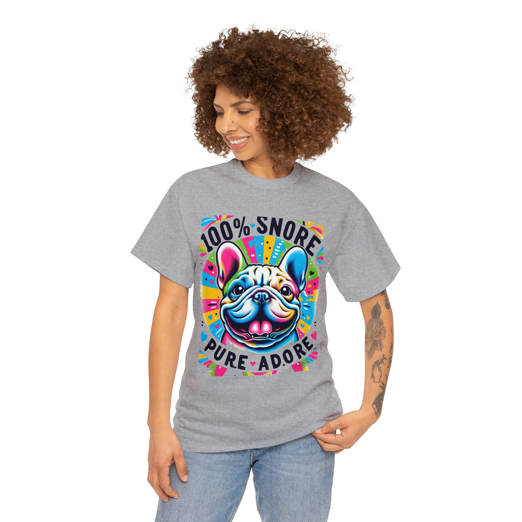 Frenchie Cotton Cotton T-Shirt for Frenchie Enthusiasts-fadou