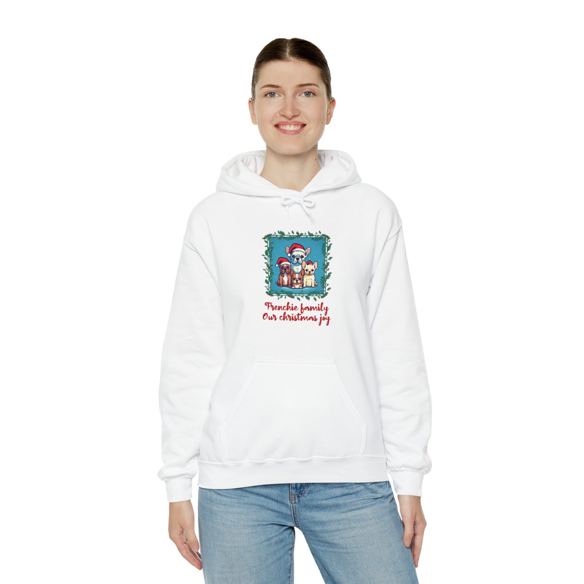 Frenchie Family Unisex Hoodie for Travel Comfort and Safety-fadou