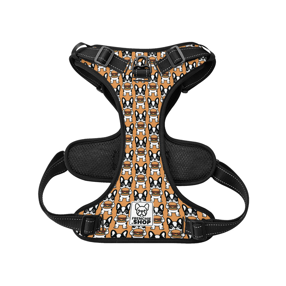 French Bulldog No-Pull Chest Harness for Outdoor Adventures-fadou