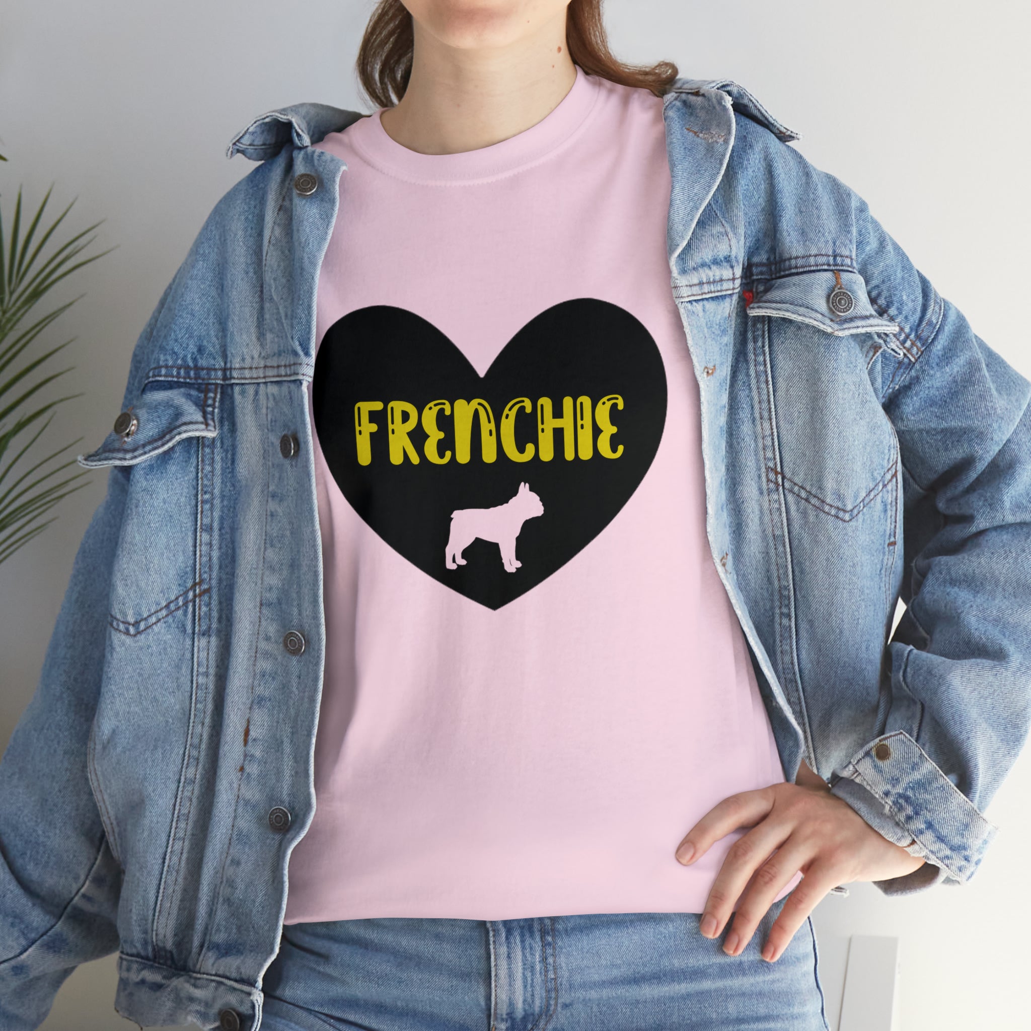 French Bulldog Cotton Dog Lover Tee for Dog Moms & Dads-fadou