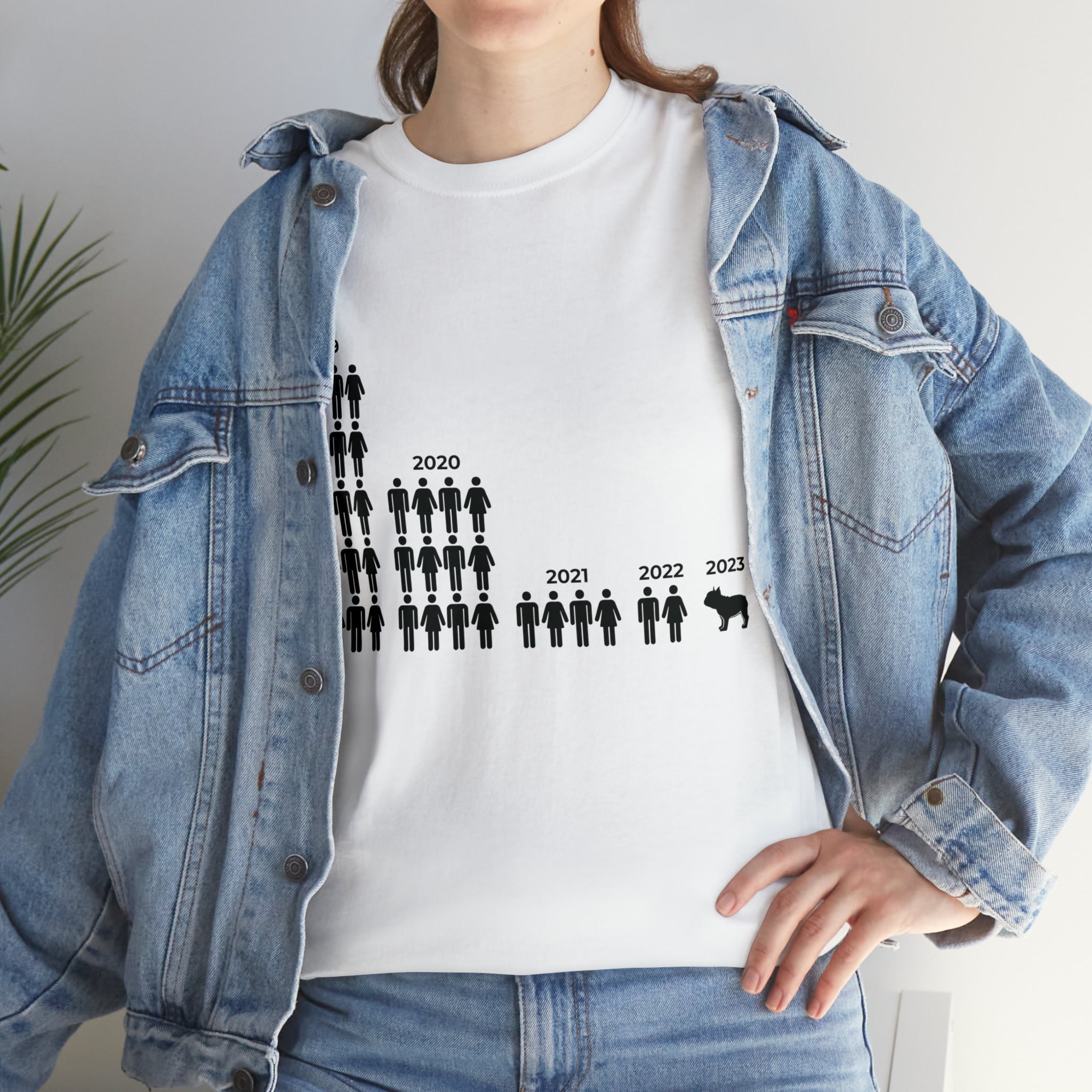 Friendship Cotton Cotton T-Shirt for Frenchie Enthusiasts-fadou