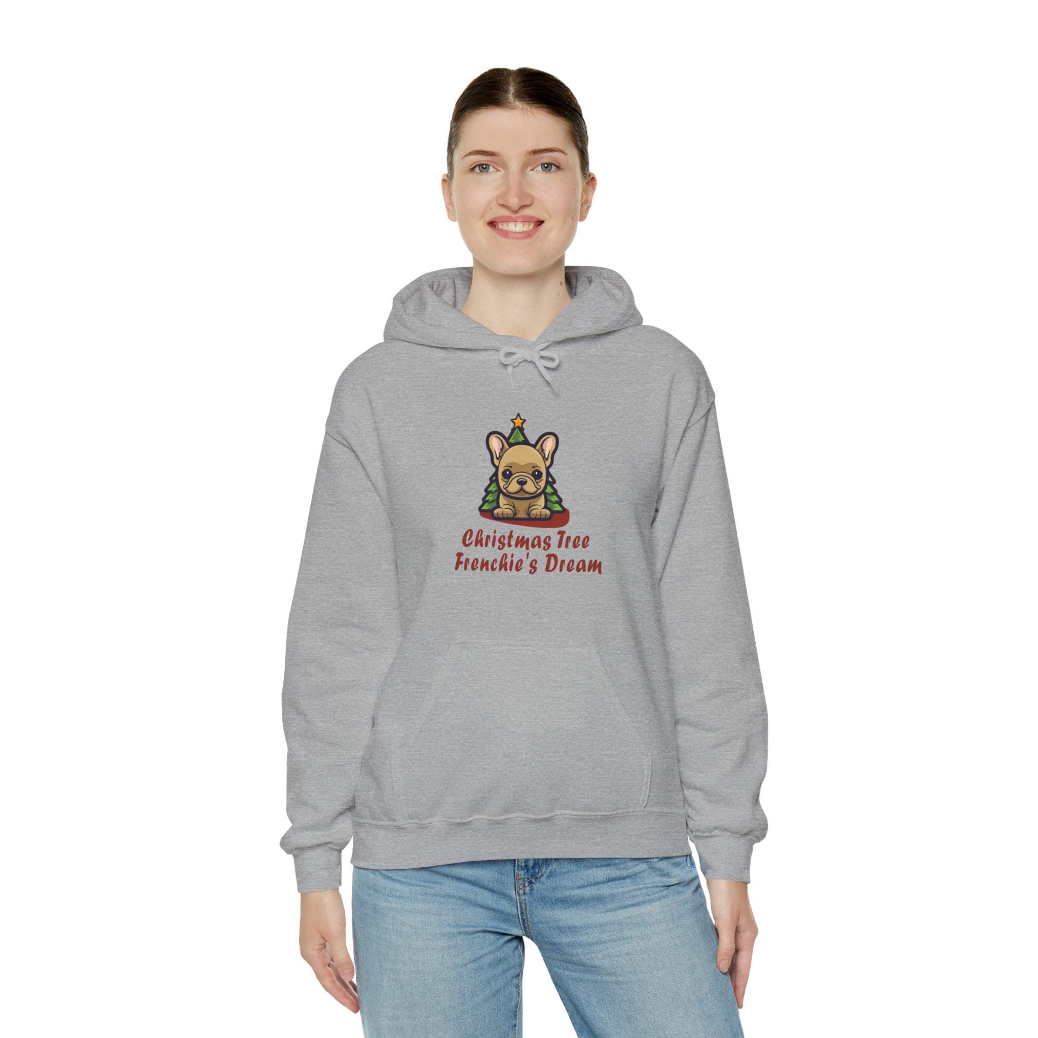 Frenchie's Dream Unisex Hoodie for Daily Walks and Play-fadou