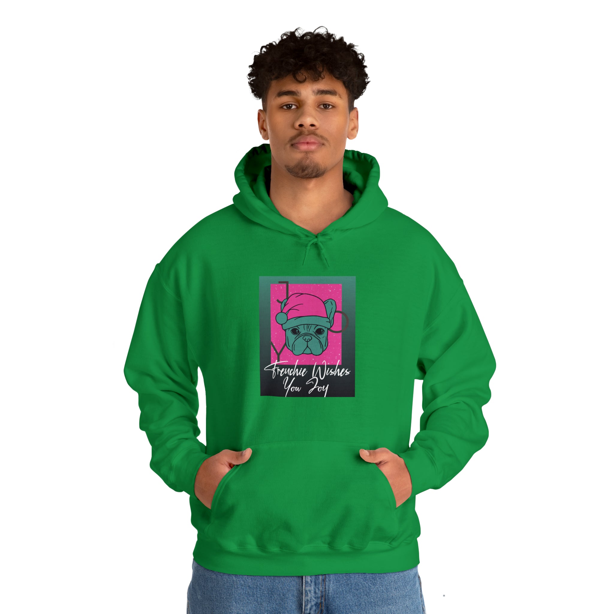 Frenchie Wishes Unisex Hoodie for Travel Comfort and Safety-fadou