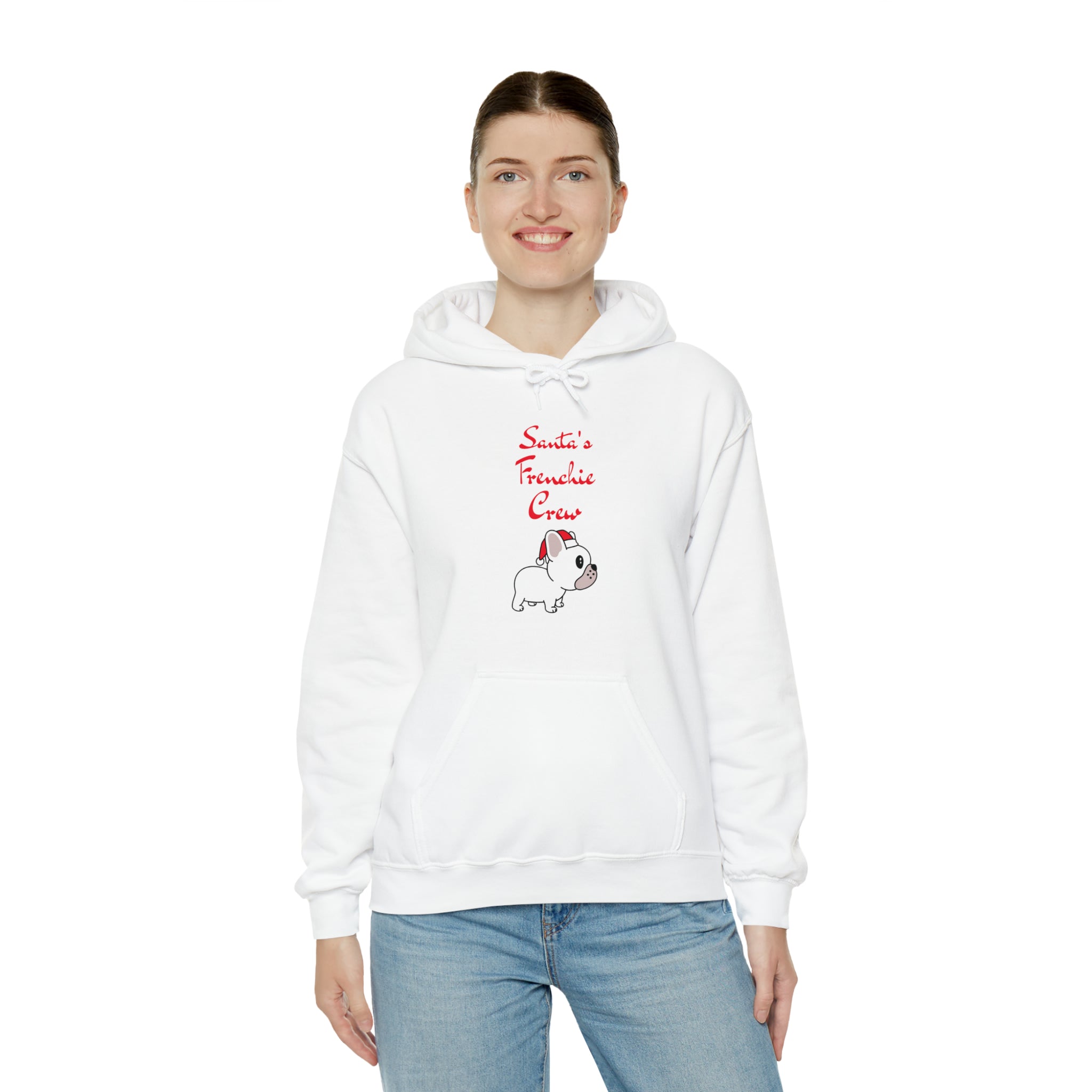 Frenchie Crew Unisex Hoodie for Travel Comfort and Safety-fadou