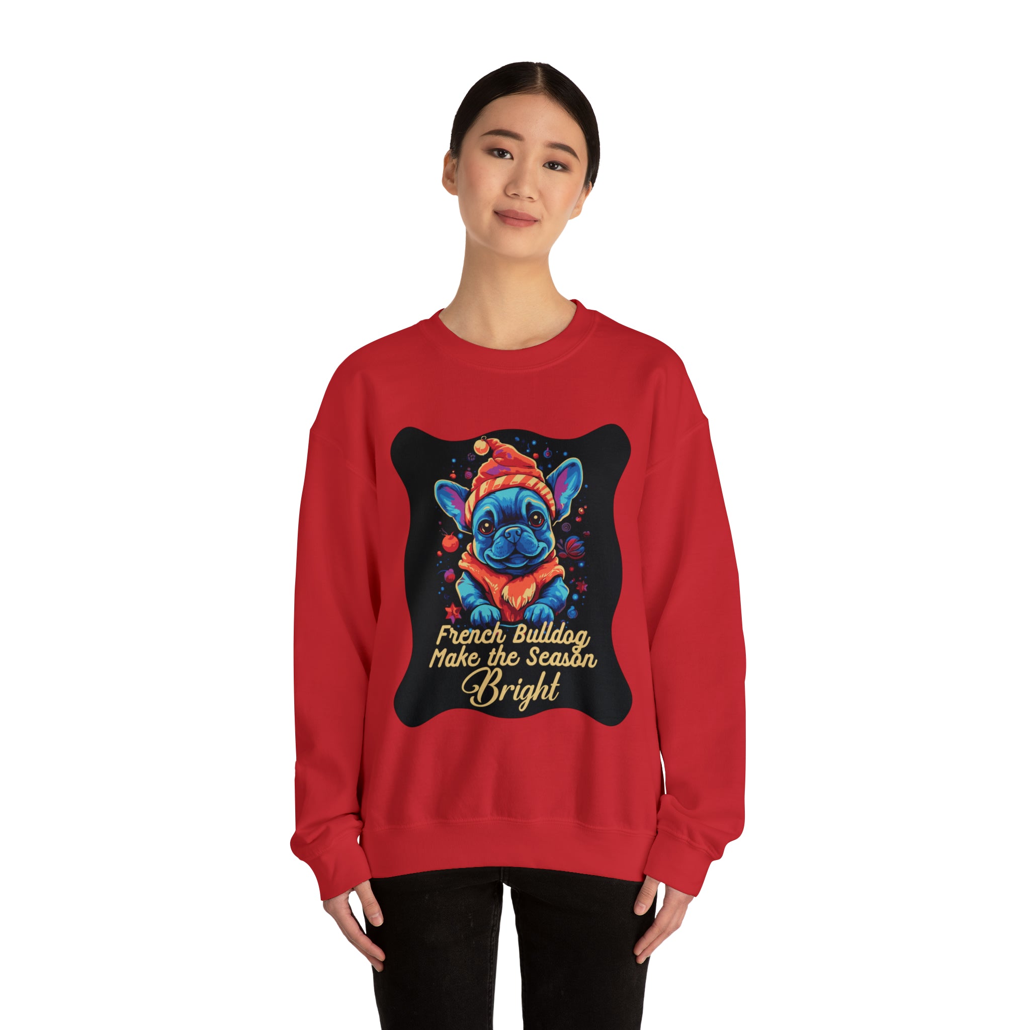 Luna French Bulldog Pet Parent Pullover for Dog Moms & Dads-fadou