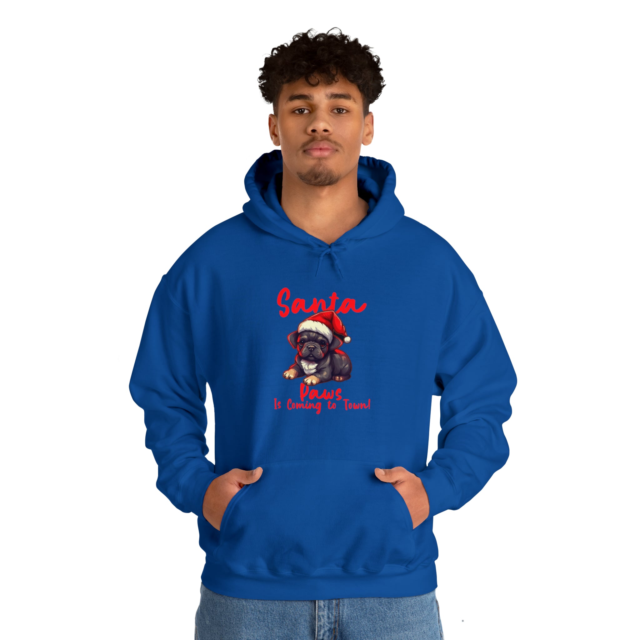 Santa French Bulldog Pet Parent Pullover for Dog Park Days-fadou