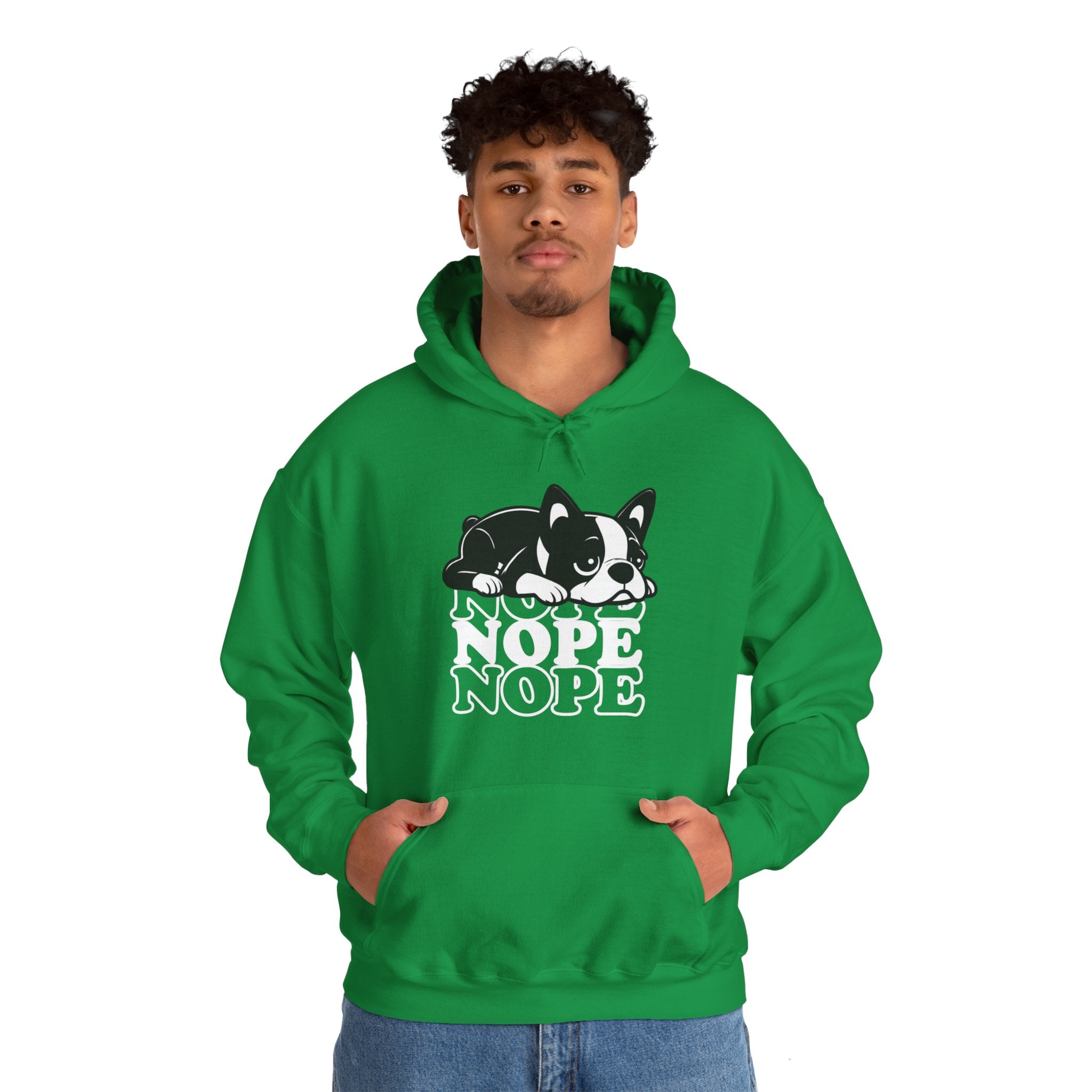 Pokey French Bulldog Fleece Hoodie for Frenchie Enthusiasts-fadou